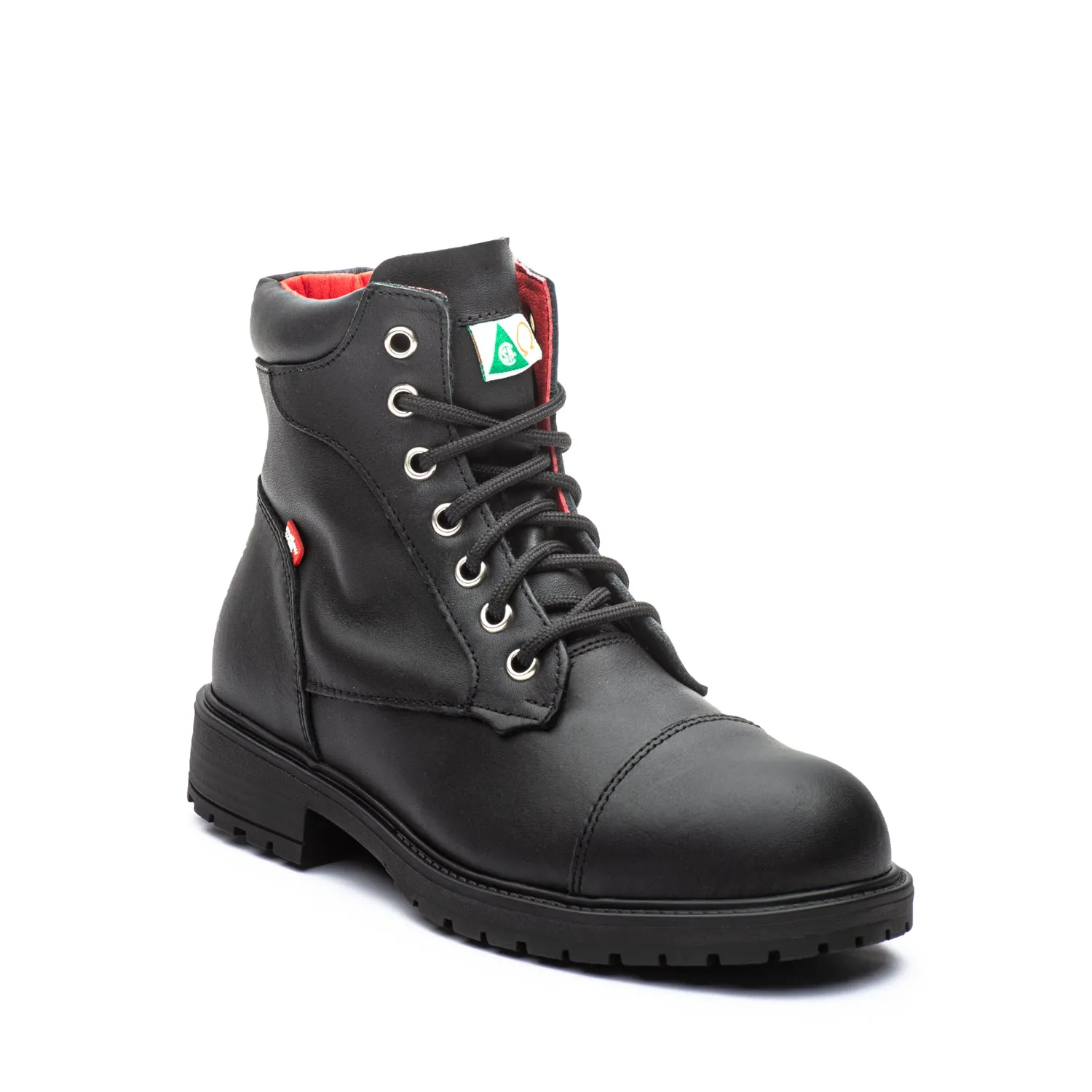 Daily Utility Adjustable Gusset Design Ellie Women's 6" steel toe leather work boots 429139