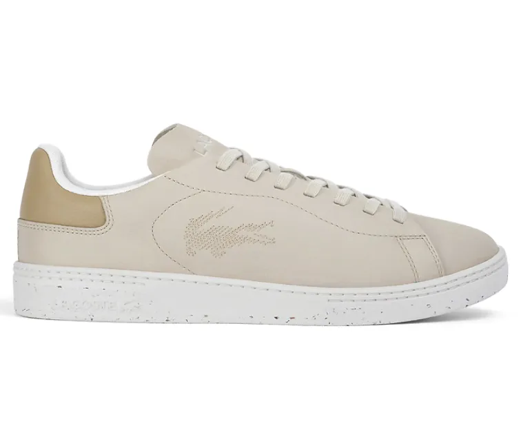Men's Lacoste Court Zero 222 1 SMA (Natural/White) Extra Padding Handcrafted Details