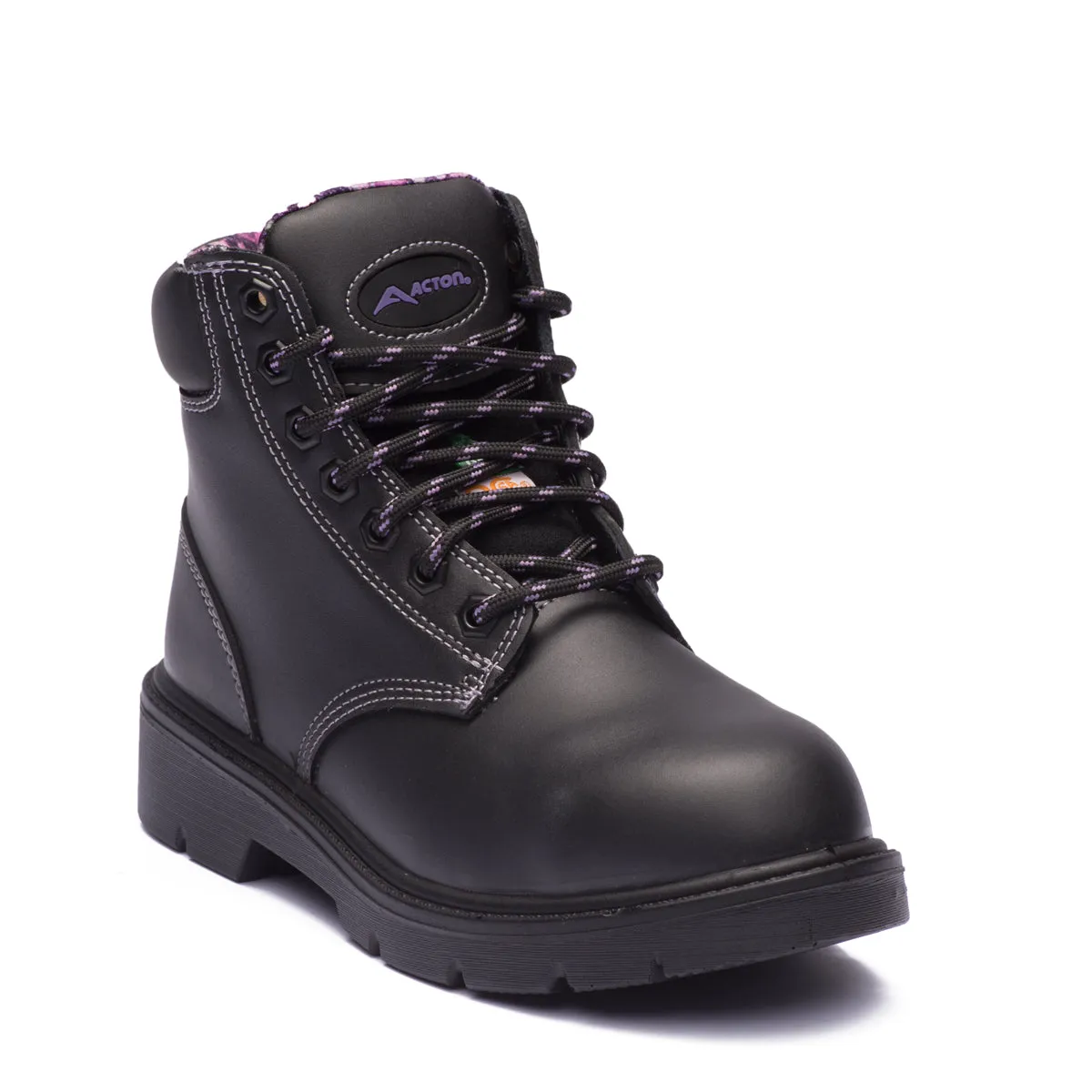 Prolady Women's 6" Steel Toe work boots - A9233-11 Seamless Comfort Remote Hiking Smooth Form