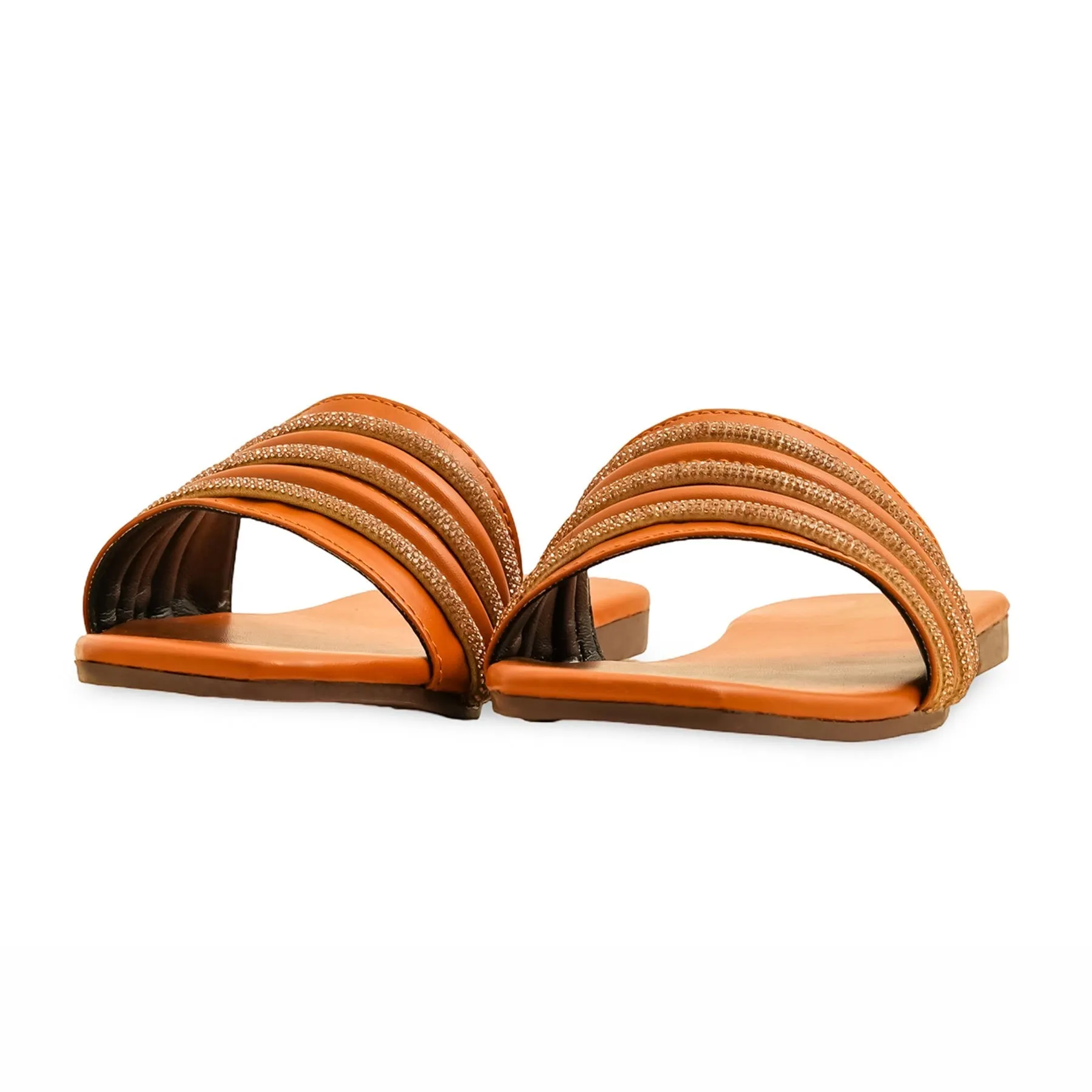 Practical Style Mustard Casual Slipper CL2091