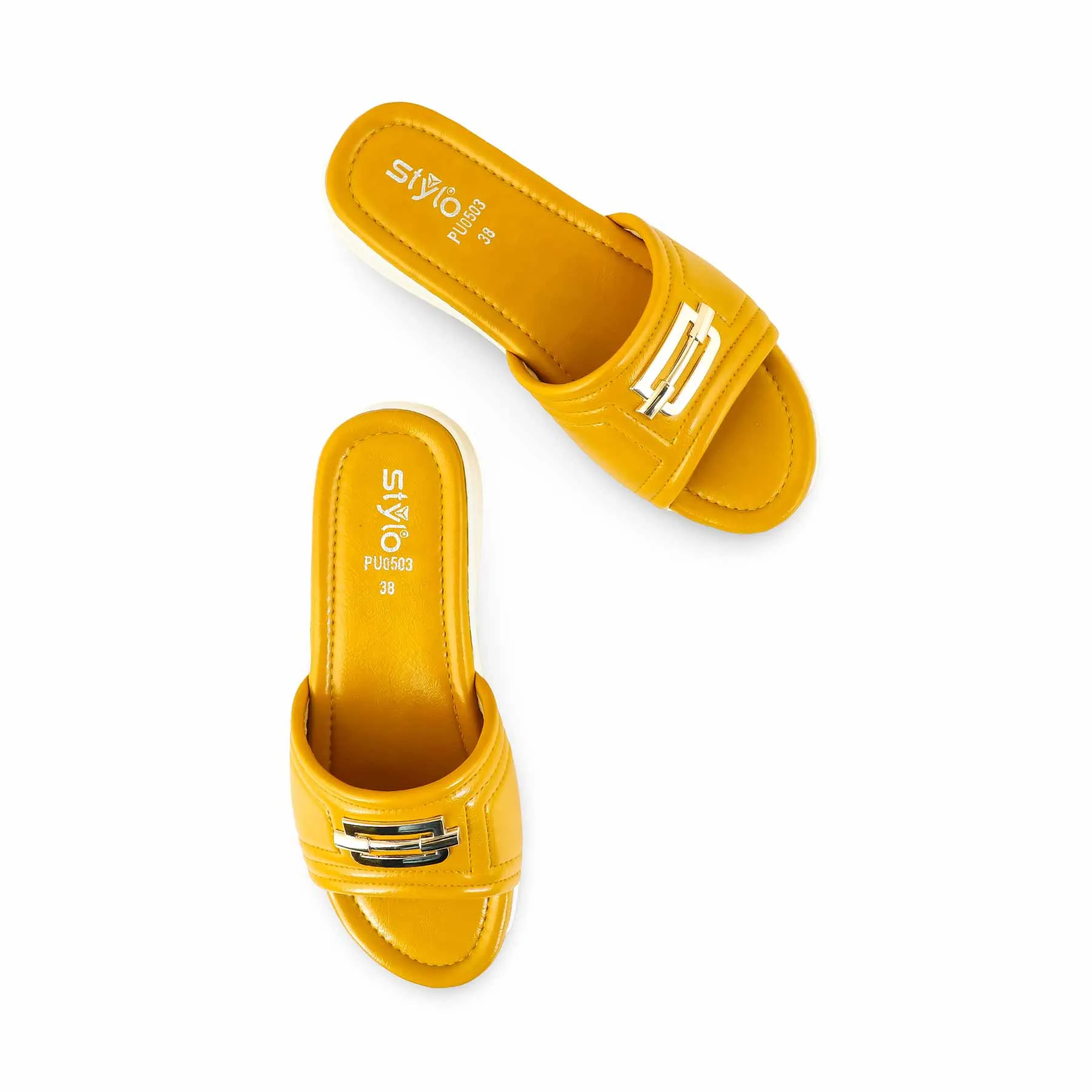 Mustard Formal Slipper PU0503 Must Have Timeless Comfort