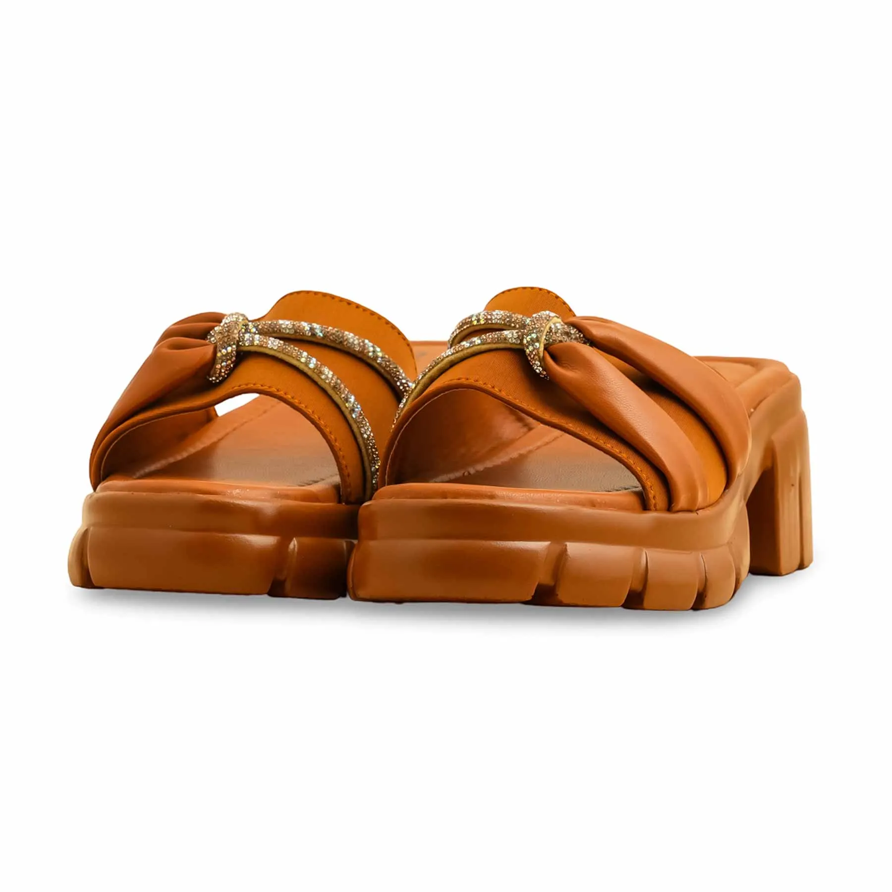 Wedding guest Mustard Formal Slipper PU0580