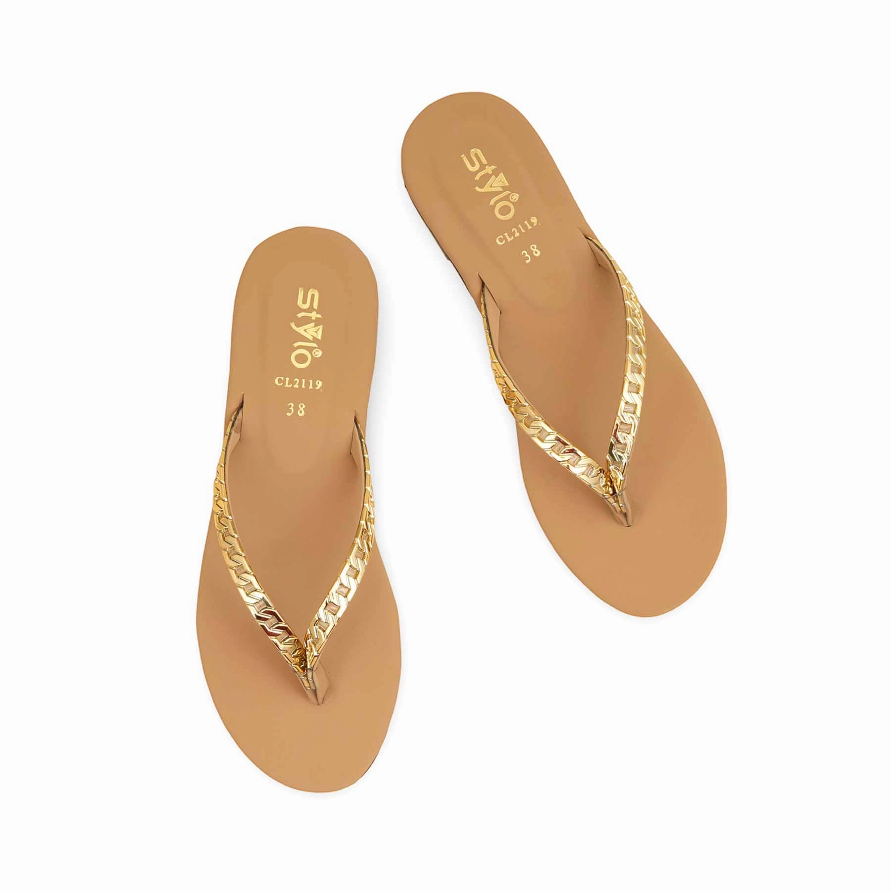 Mustard Casual Chappal For Women CL2119 Village Tour Roof Top
