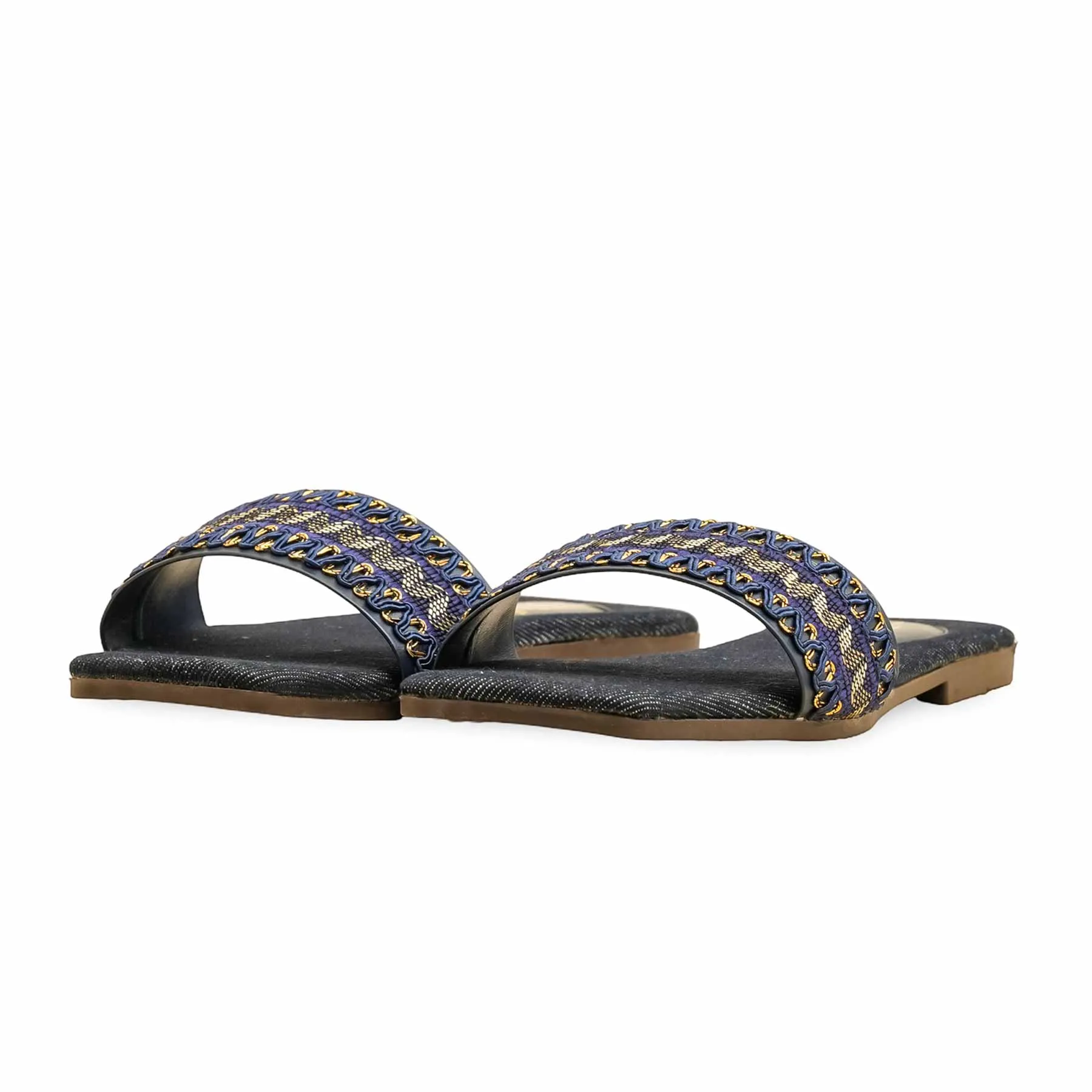Bridge Step Coast Day Navy Casual Slipper CL2136