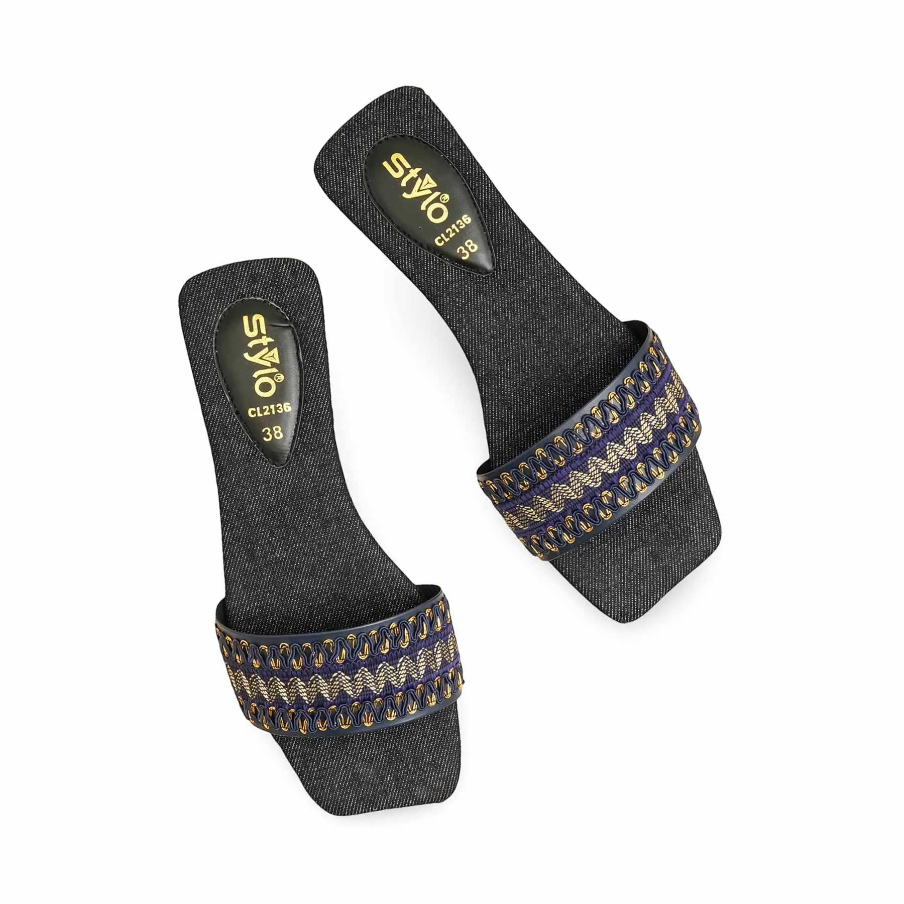 Team Meet Reunion Walk Navy Casual Slipper CL2136