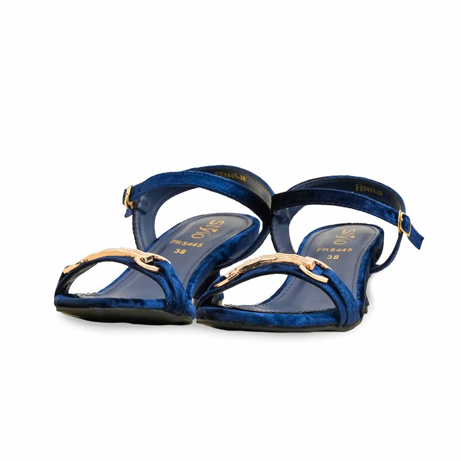 Navy Formal Sandal FR5445 Sleek Glamour