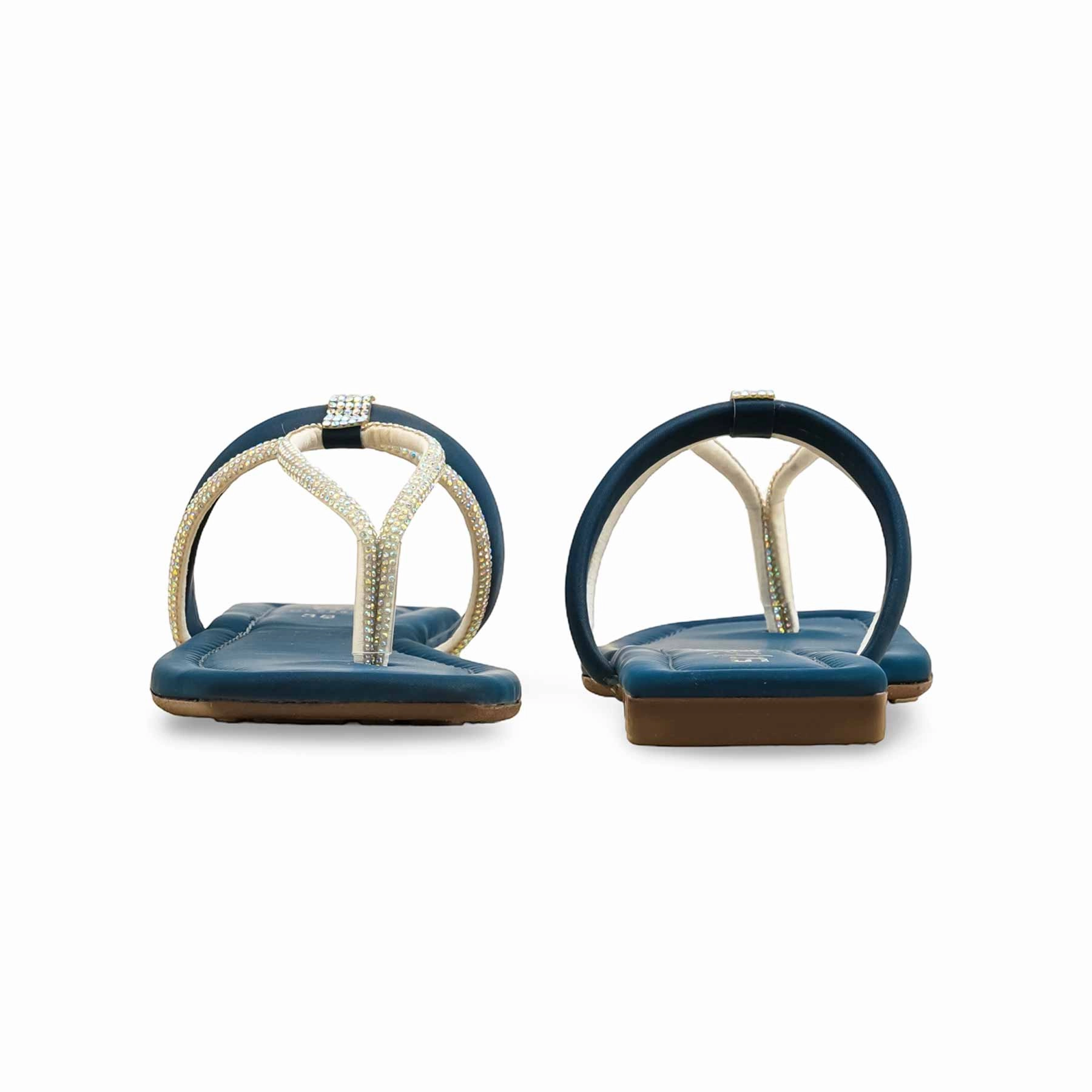 Navy Casual Women Chappal  CL2090 Comfortable Cushioning