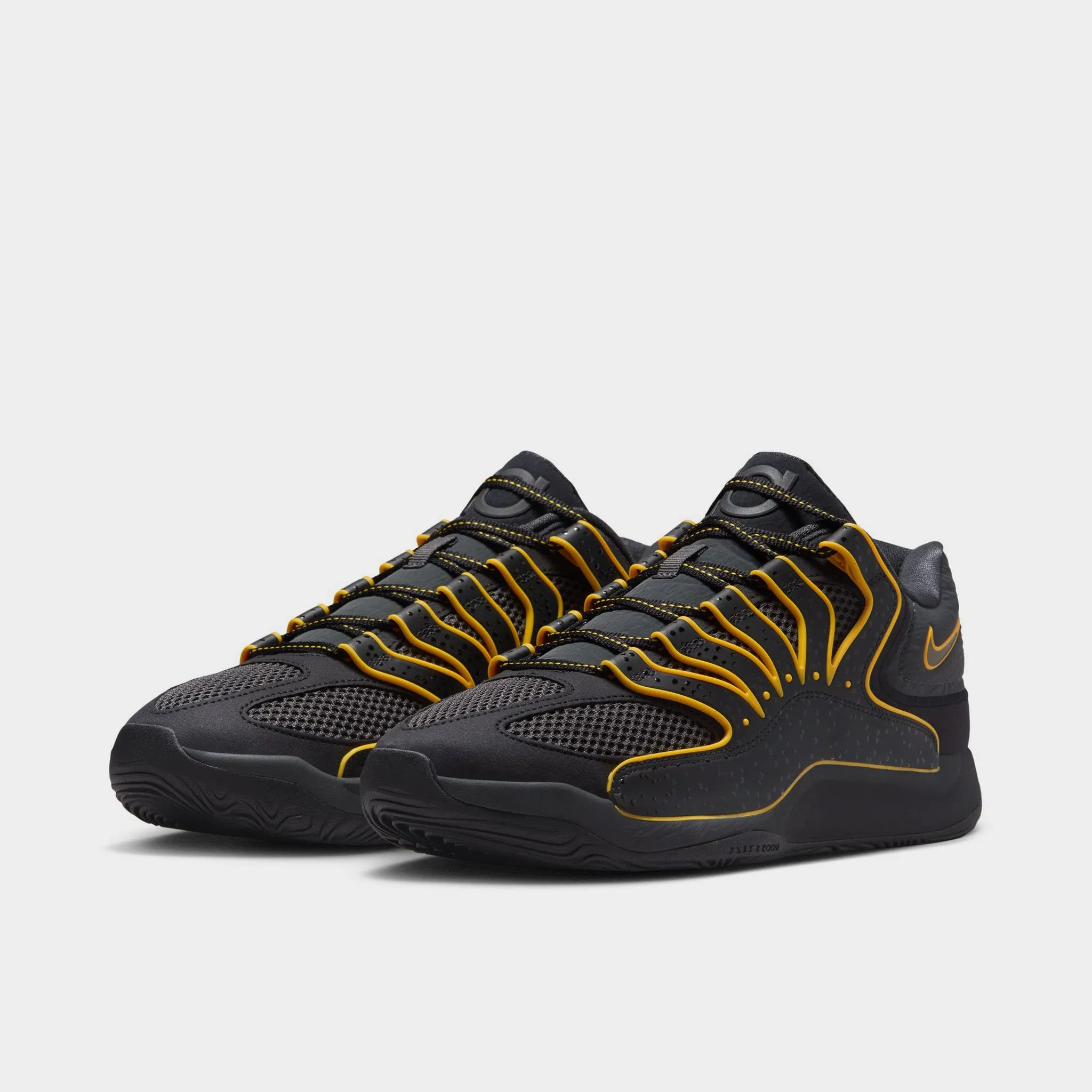Nike Kd 18 Black / University Gold - Anthracite Built-in wear Tapered Heel Cup