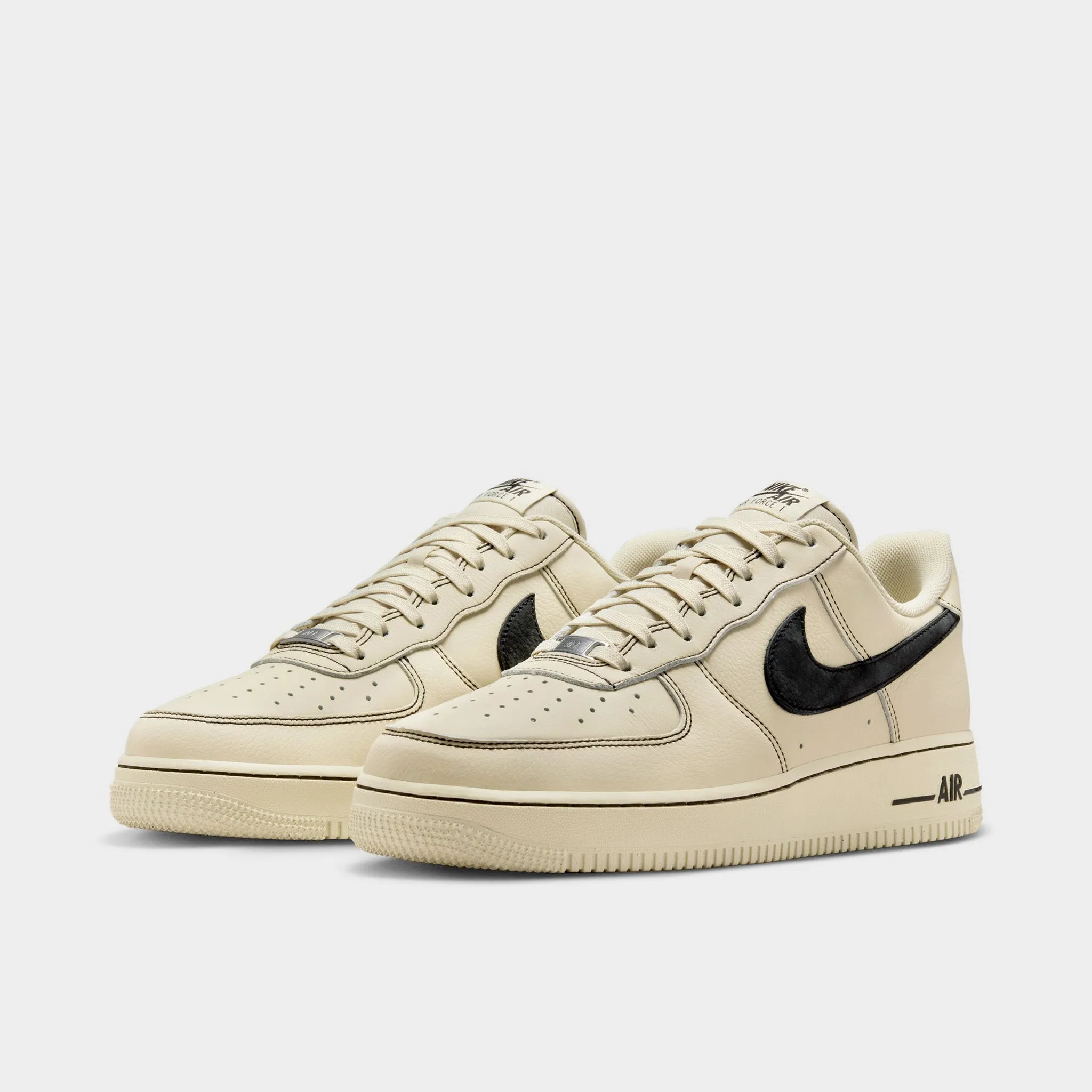 Nike Air Force 1 '07 LV8 Light Khaki / Black Back Pull Ventilation System