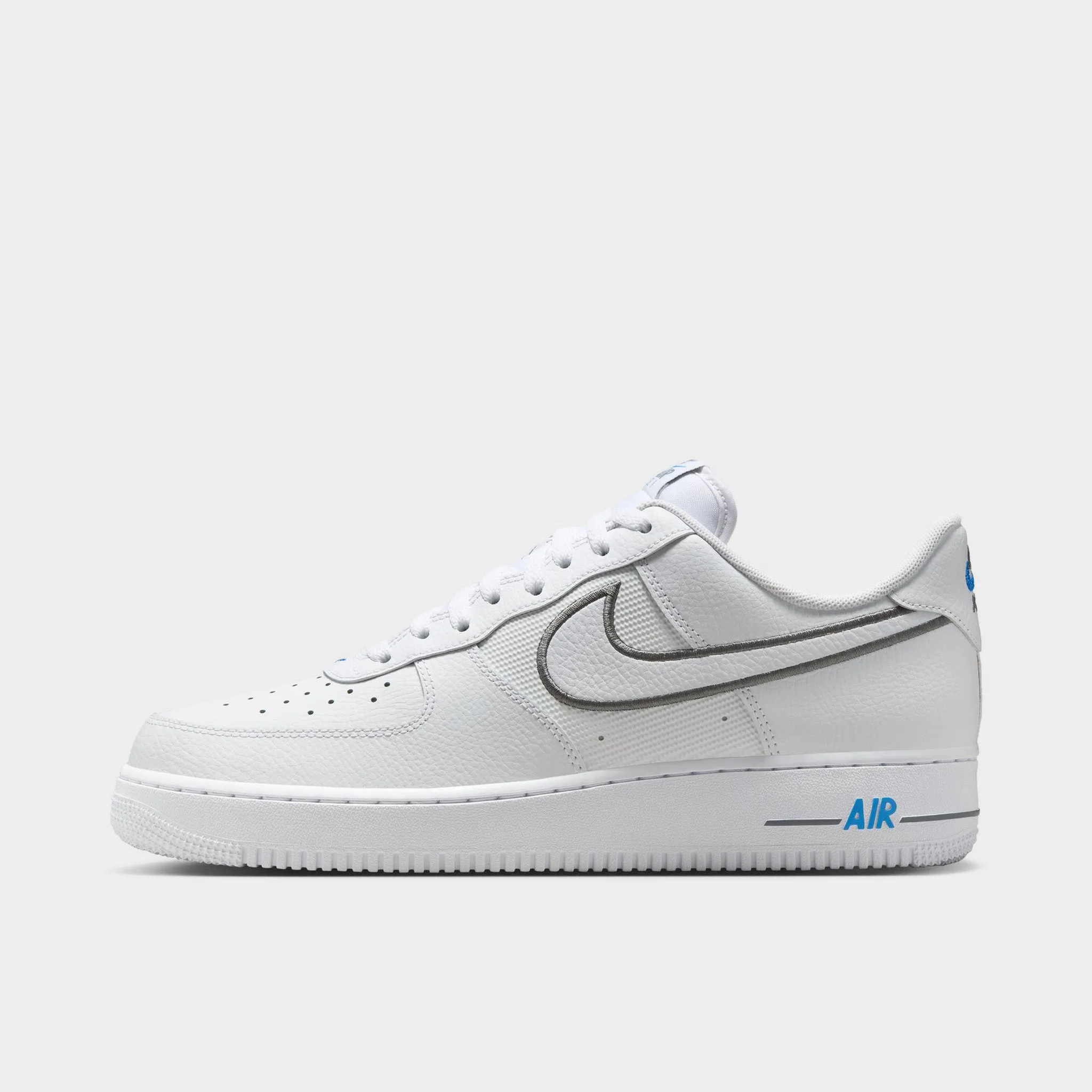 Nike Air Force 1 '07 White / Cool Grey - Photo Blue Multi Density Foam Layering Low Zone