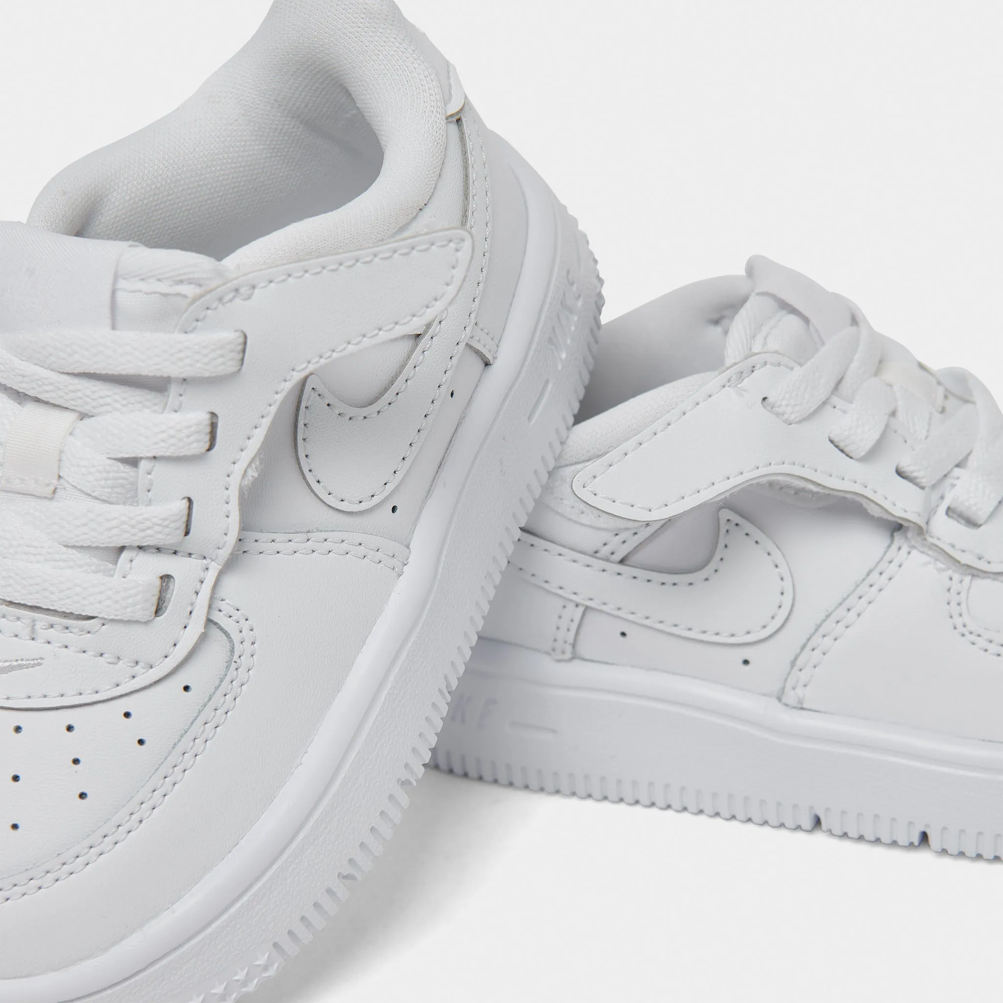 Nike Air Force 1 Easyon TD White / White - White Quick Dry Materials Tapered Heel Design