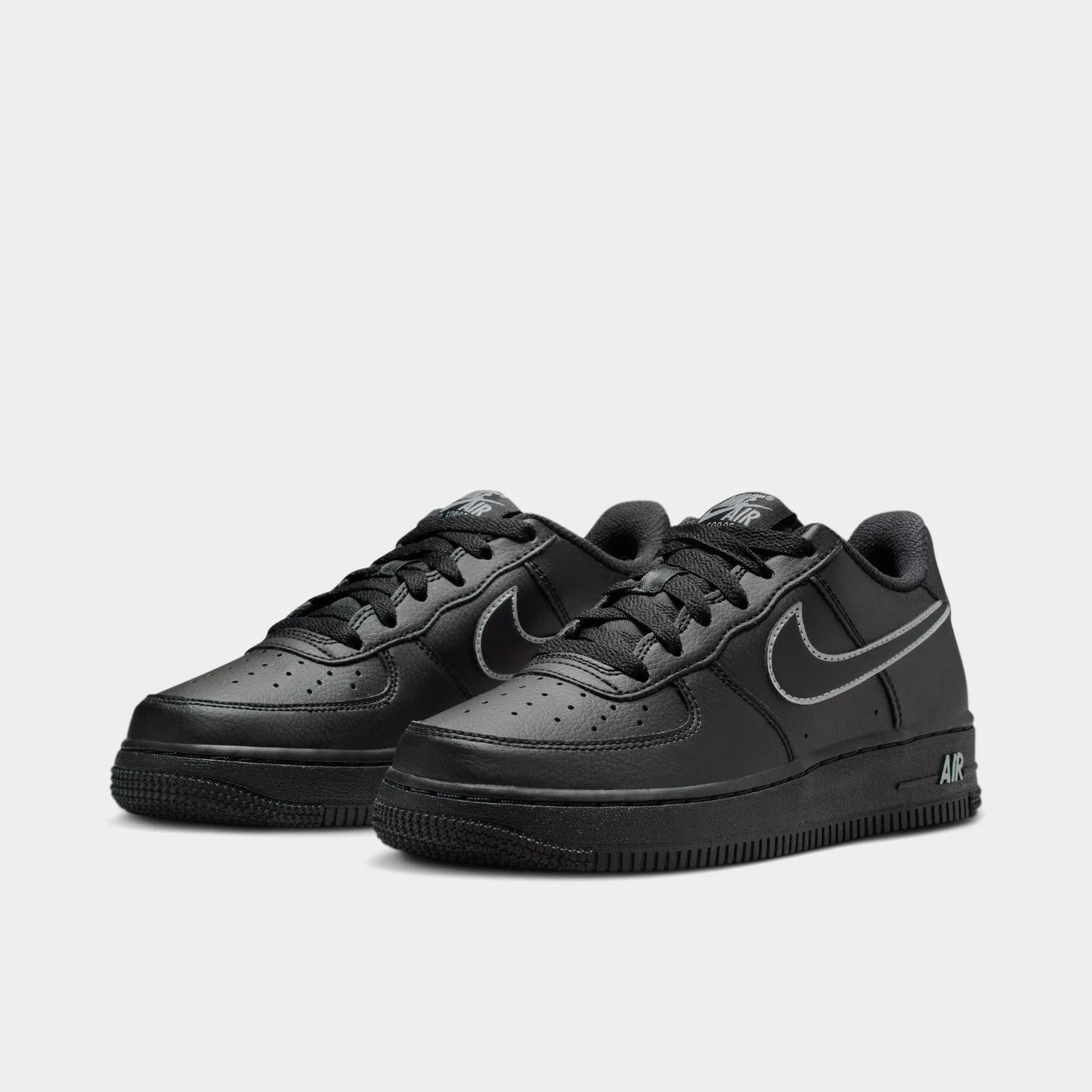 Nike Air Force 1 GS Black / Light Smoke Grey Casual traction