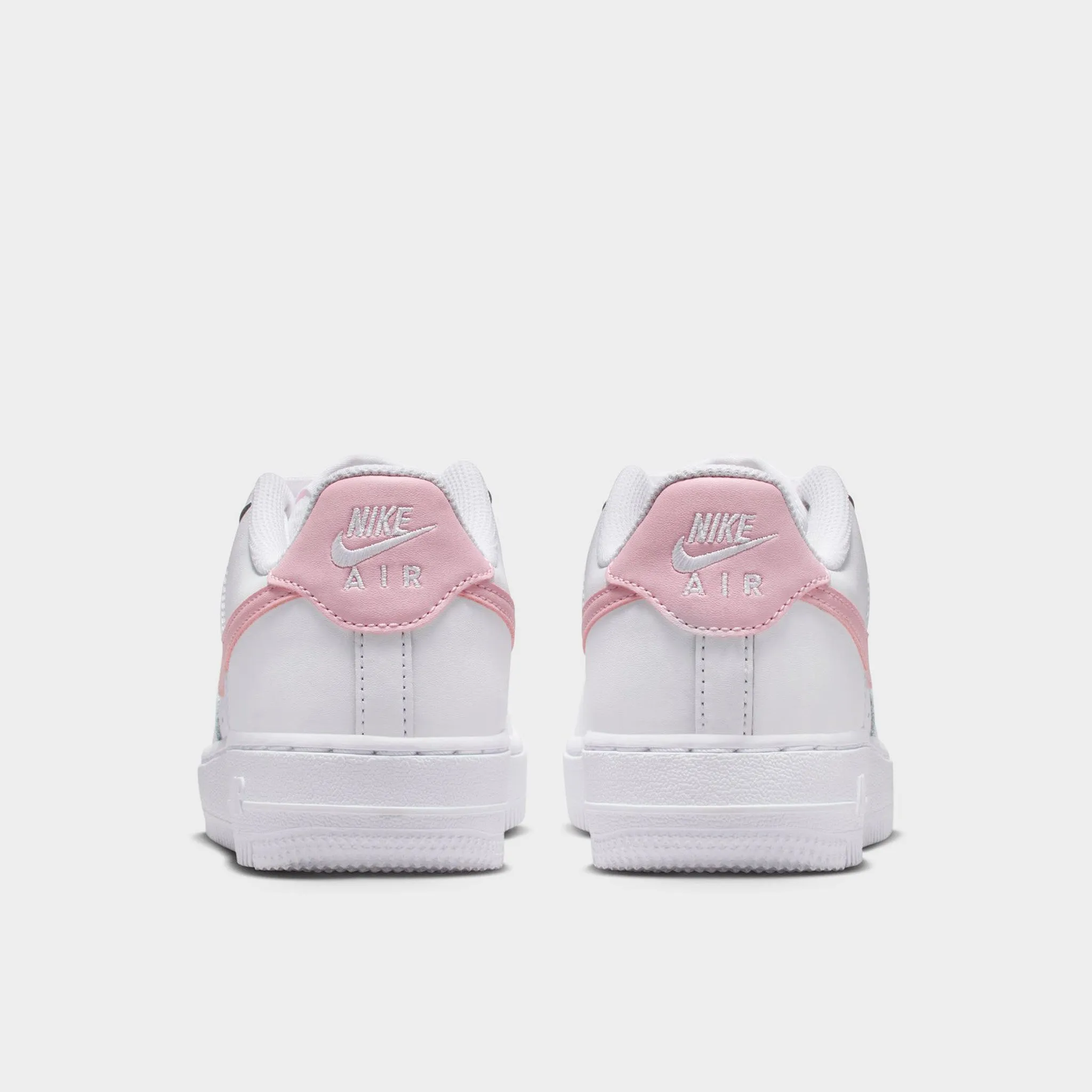 Hyper Responsive hook and loop closure Nike Air Force 1 GS White / Medium Soft Pink - White