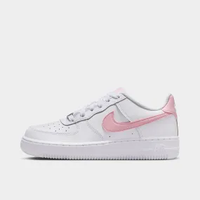 Sneaker Upgrade Neutral Stride Nike Air Force 1 GS White / Medium Soft Pink - White