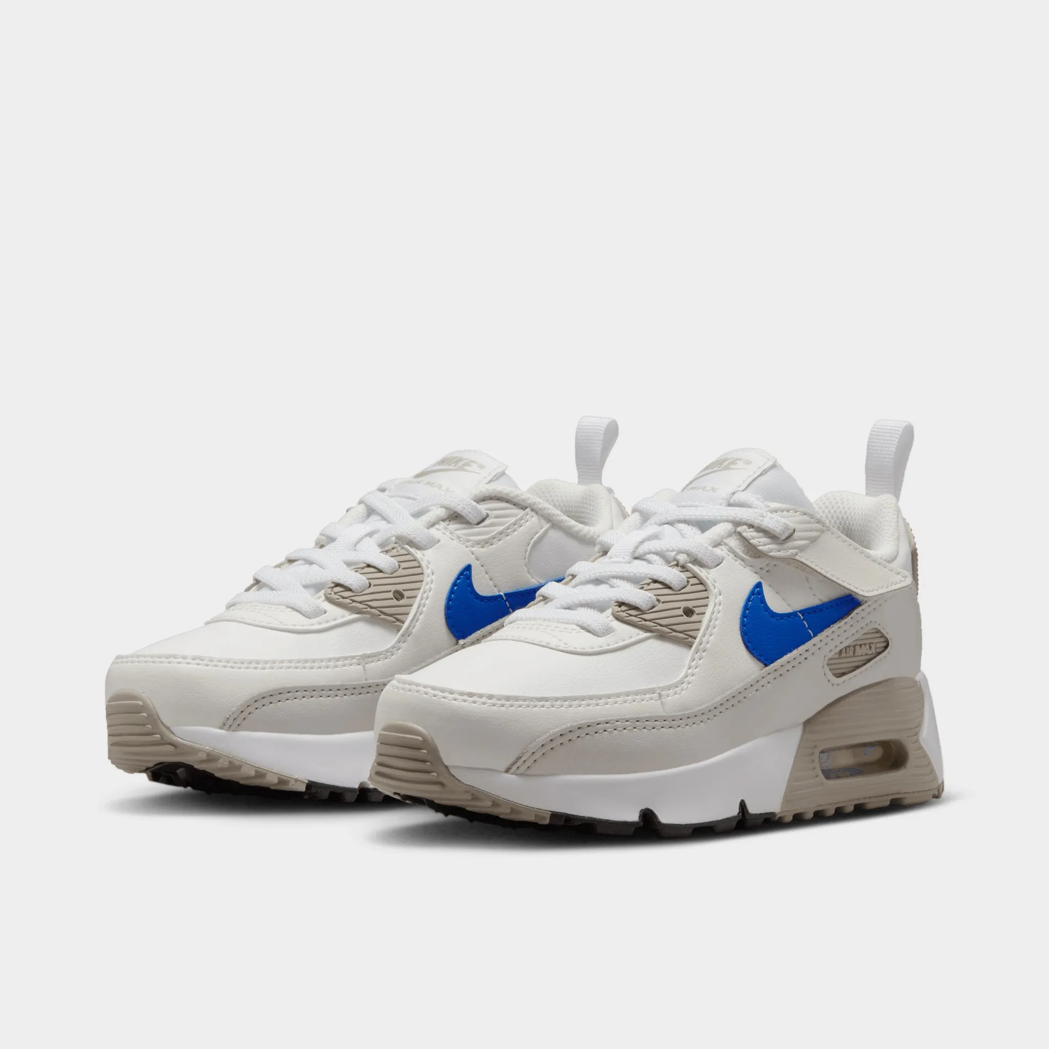 Nike Air Max 90 EasyOn PS White / Racer Blue - College Grey Comfort Breath