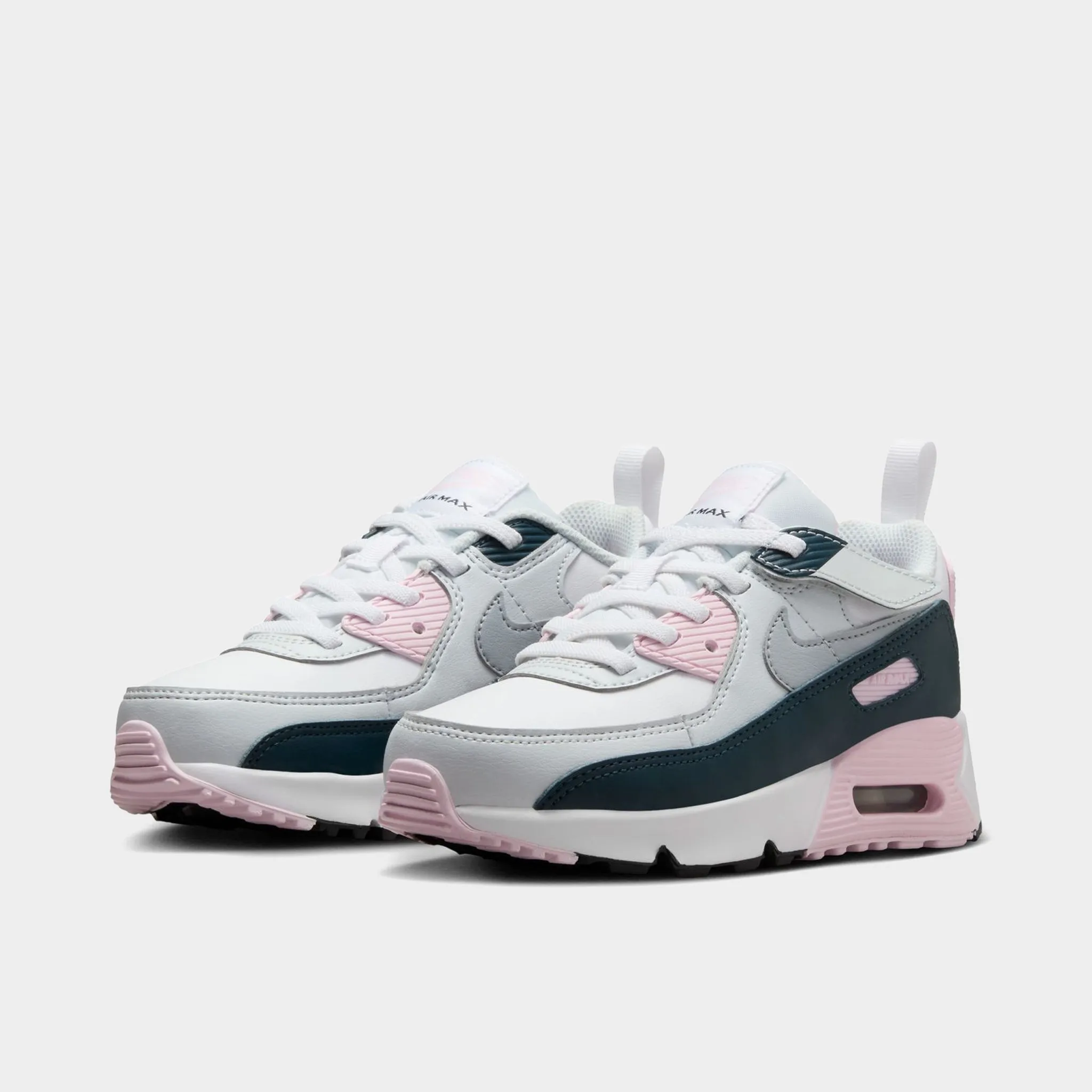 Walk Balance Nike Air Max 90 EasyOn PS White / Wolf Grey - Pink Foam