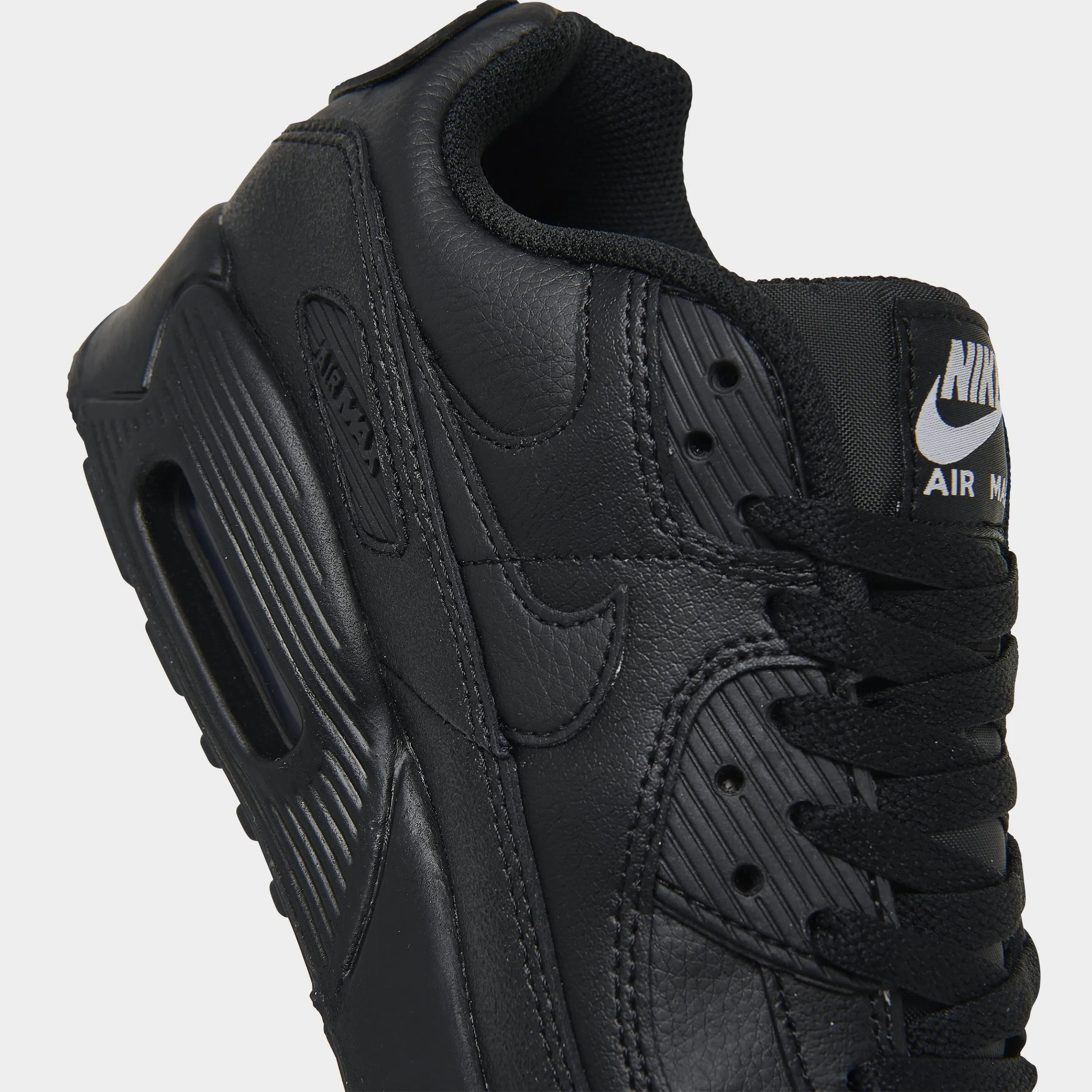 Nike Air Max 90 LTR GS Black / Black - White Cushioned look