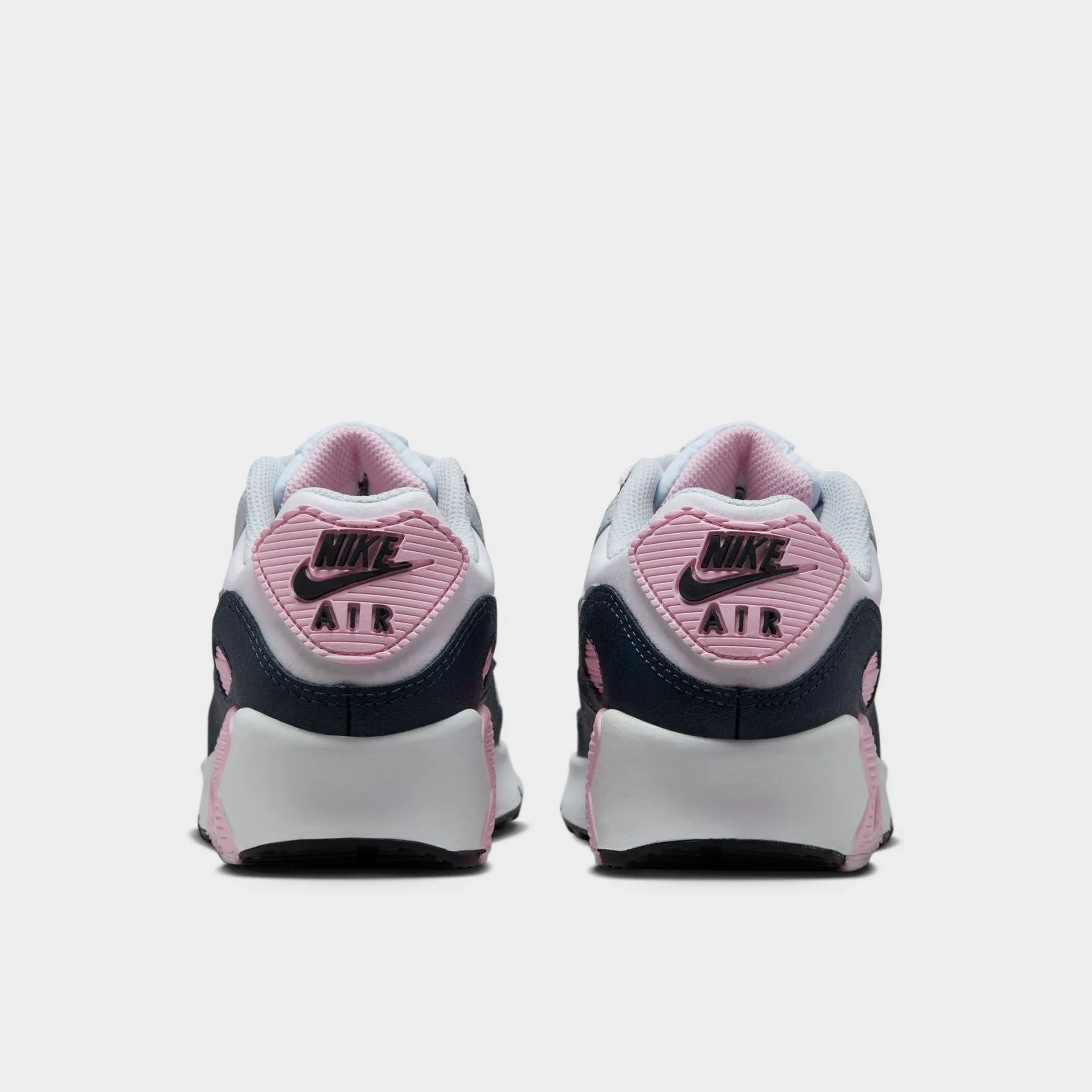 Minimalist Styling Comfort Layers Nike Air Max 90 LTR GS White / Wolf Grey - Pink Foam