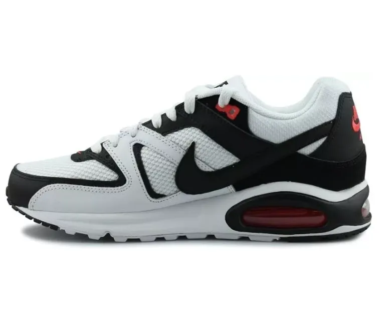 Contoured Heel Cup SoftInterior Nike Air Max Command (White/Back-Max Orange)