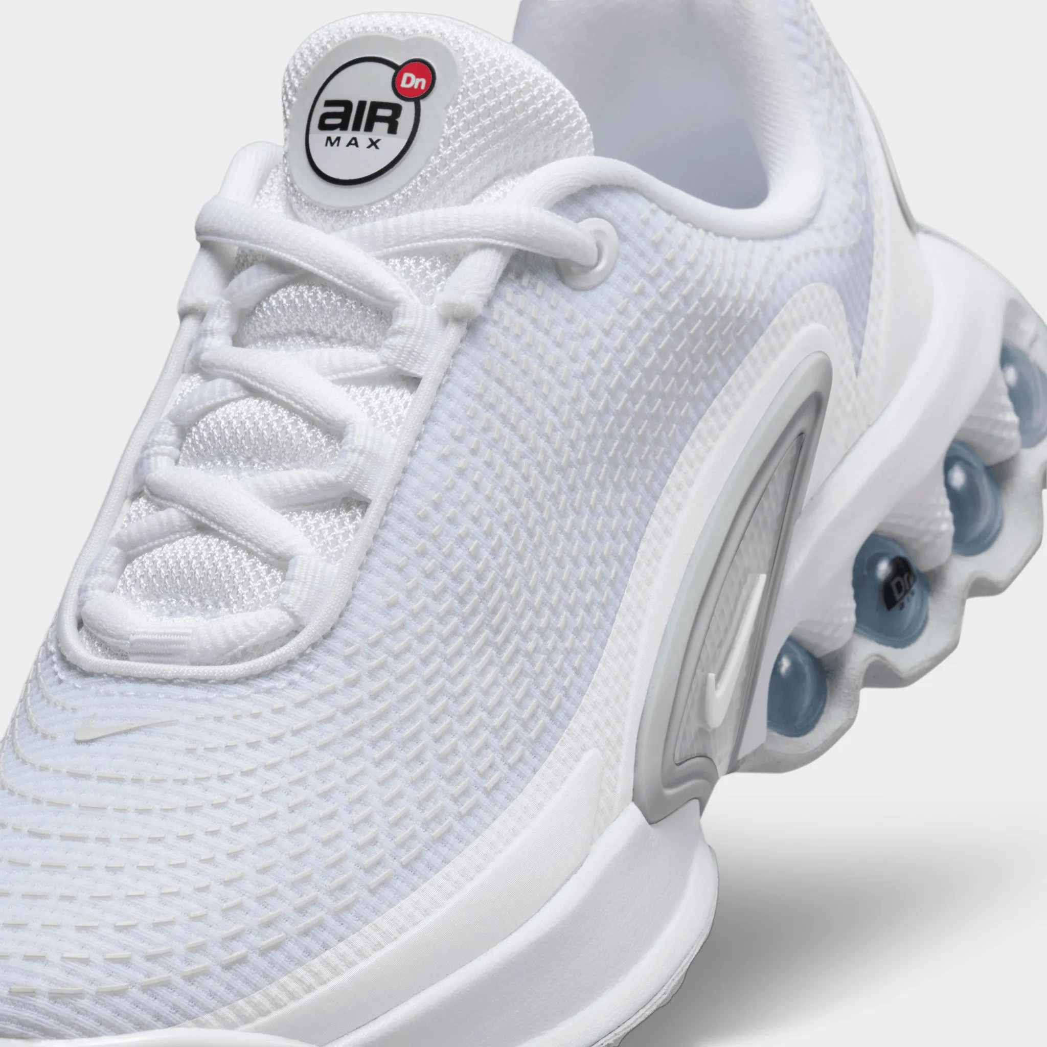 Quick Grip Day Long Wear Nike Air Max DN GS White / White - Metallic Silver