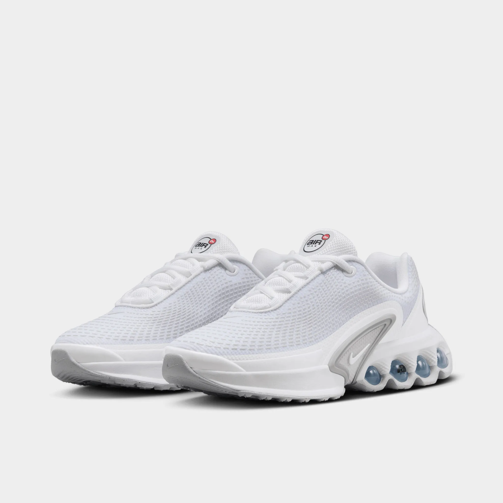 Nike Air Max DN GS White / White - Metallic Silver Flat Wear Feet First