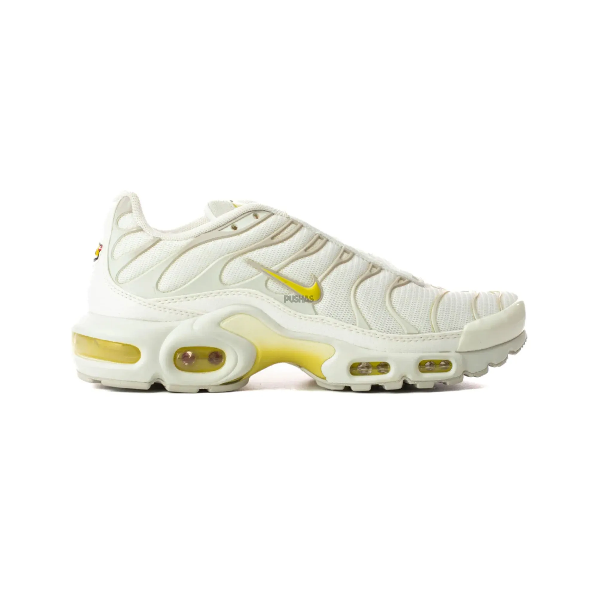 Nike Air Max Plus TN 'White Bone Celery' Women's (2021) Flexible Fabric Cushioned Step