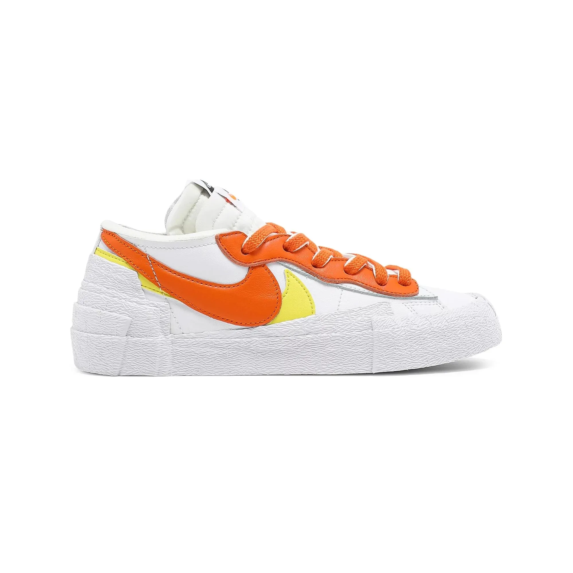 Nike Blazer Low Sacai 'White Magma Orange' (2021) Memory Foam Layer Light Framework