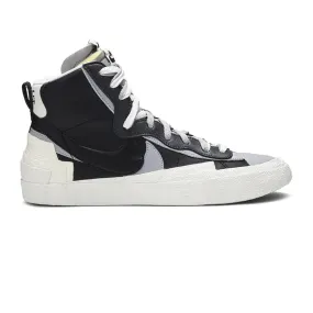 Nike Blazer Mid x Sacai 'Black Grey' Flexible Tread Ergonomic Frame