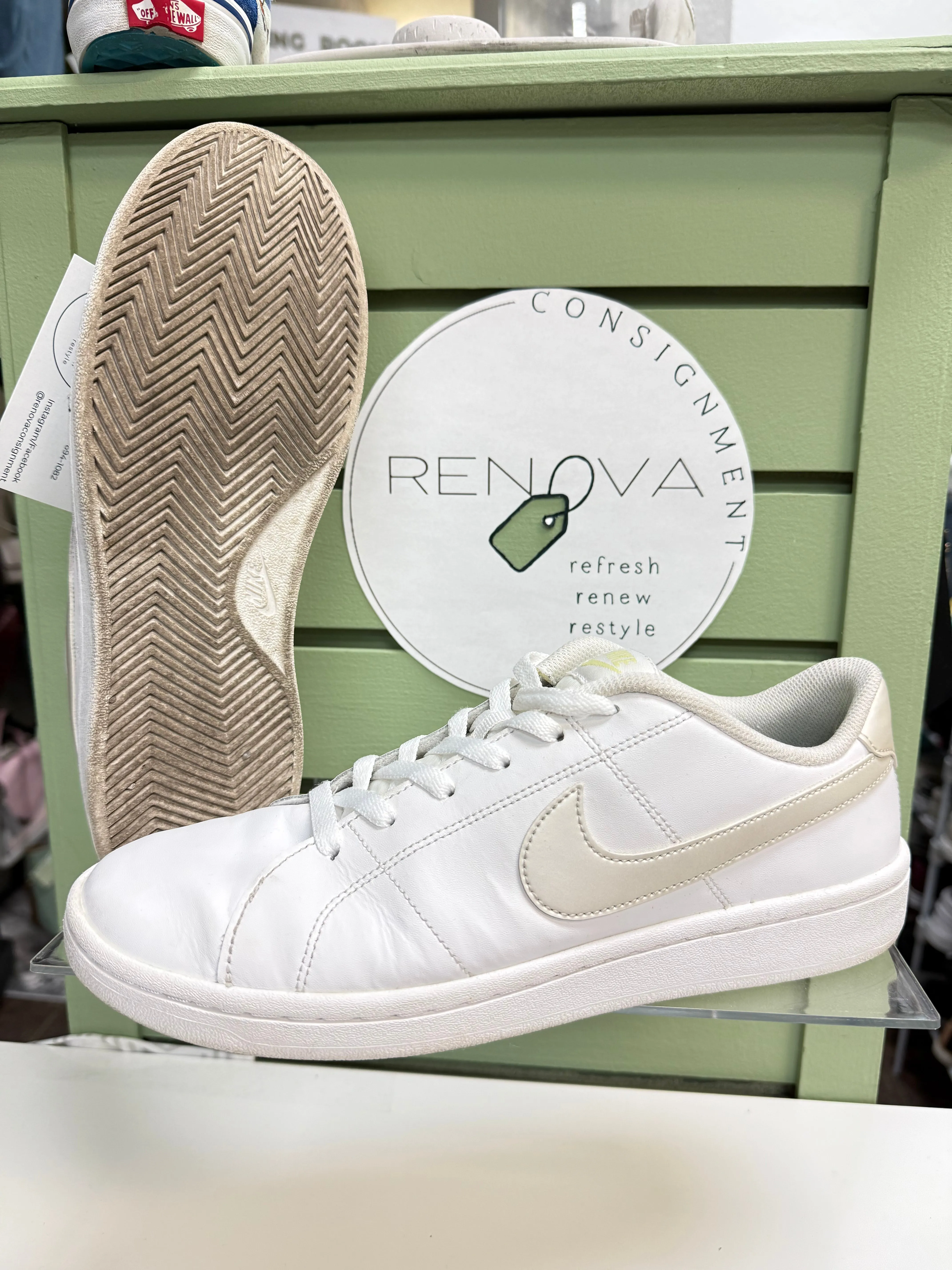 Recycled Rubber Sole Anti Fatigue Insoles Nike Court Royale Sneakers (Womens 11)