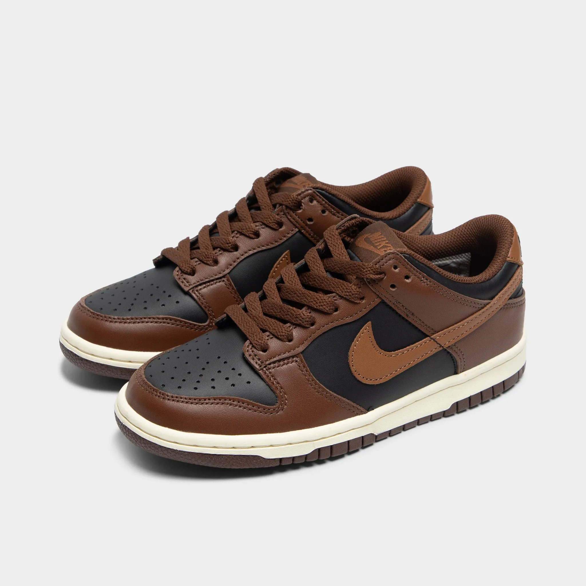 Nike Dunk Low GS Black / British Tan - Cacao Wow Step Boost