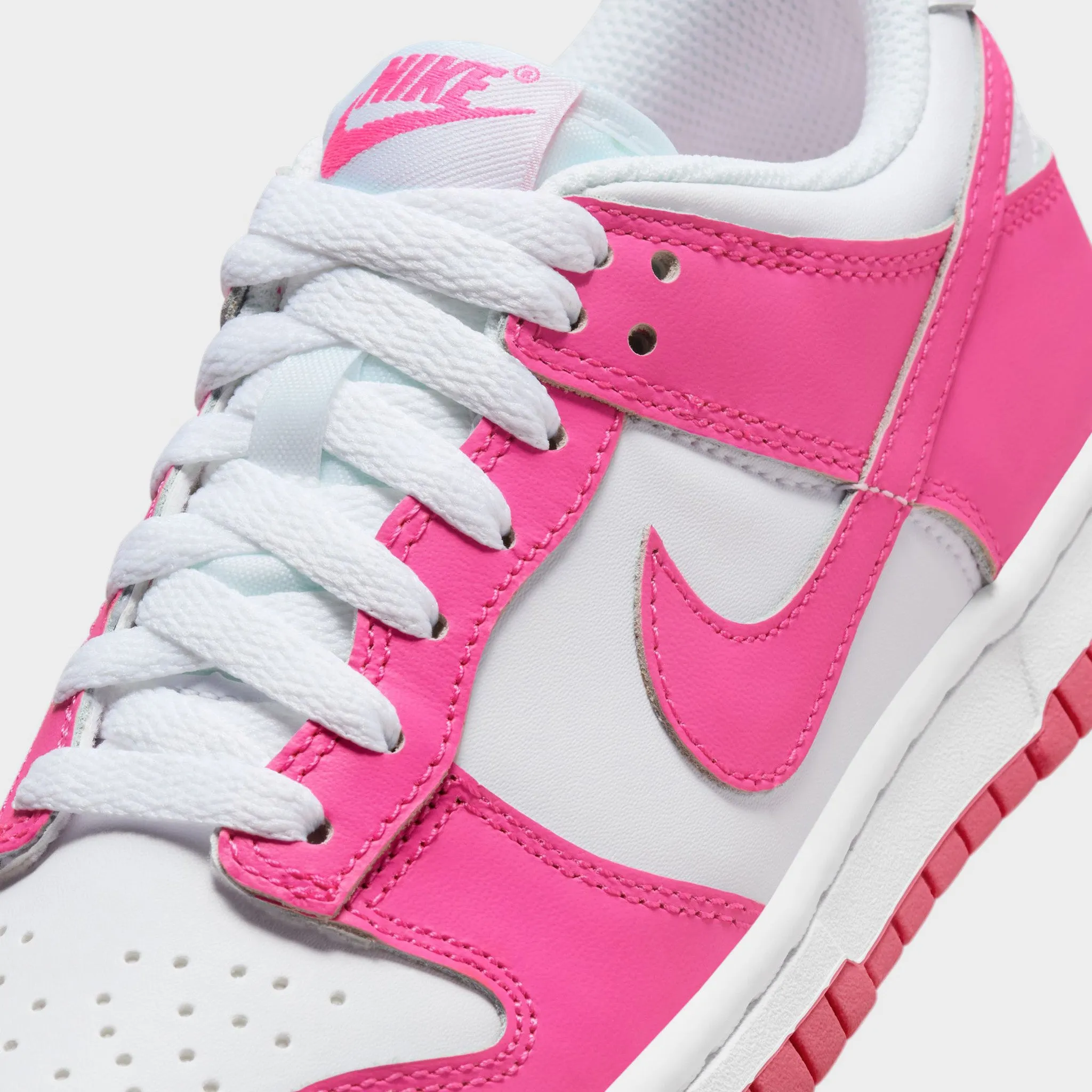Move Free Airflow System Nike Dunk Low GS White / Laser Fuchsia