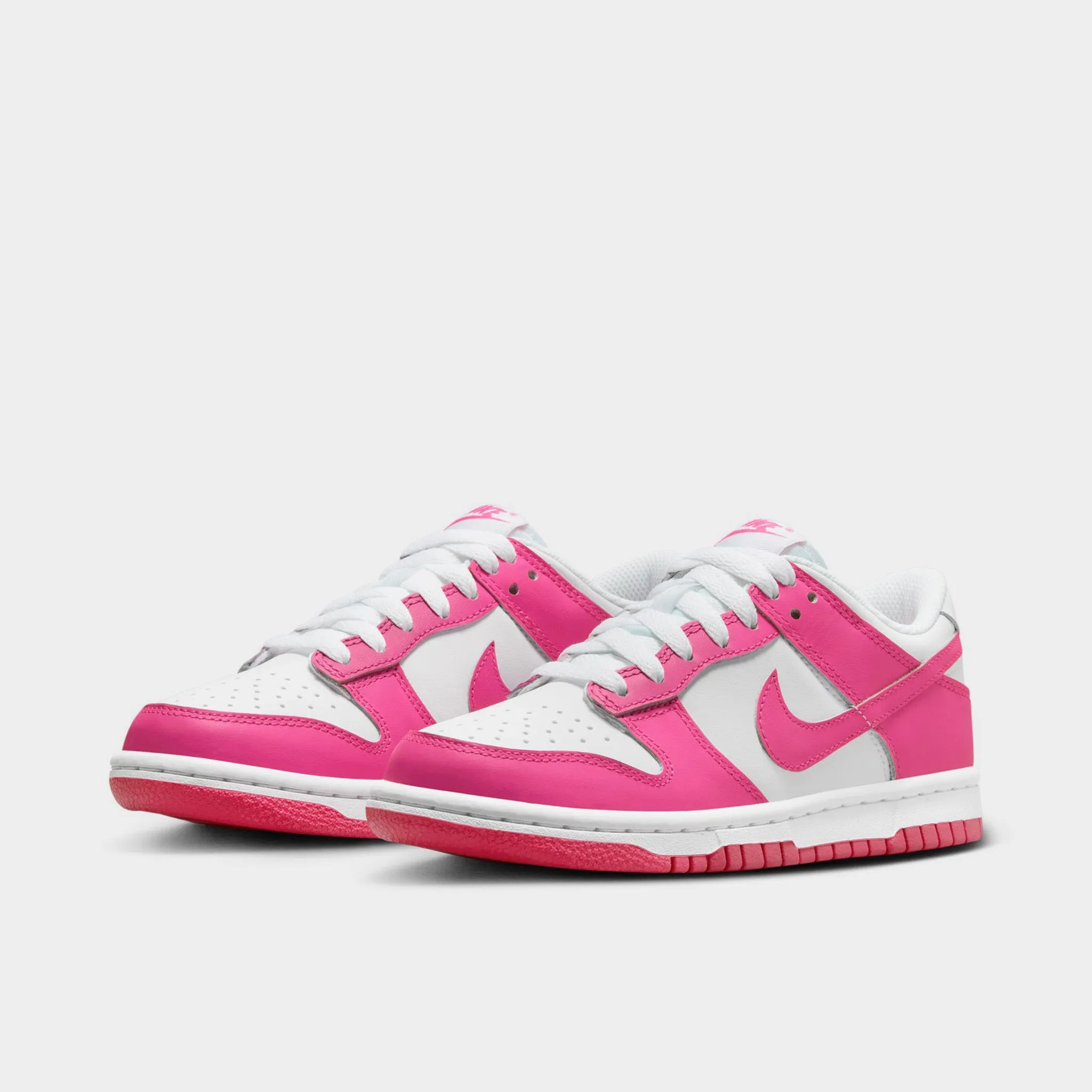 Anti Microbial Treatment Nike Dunk Low GS White / Laser Fuchsia