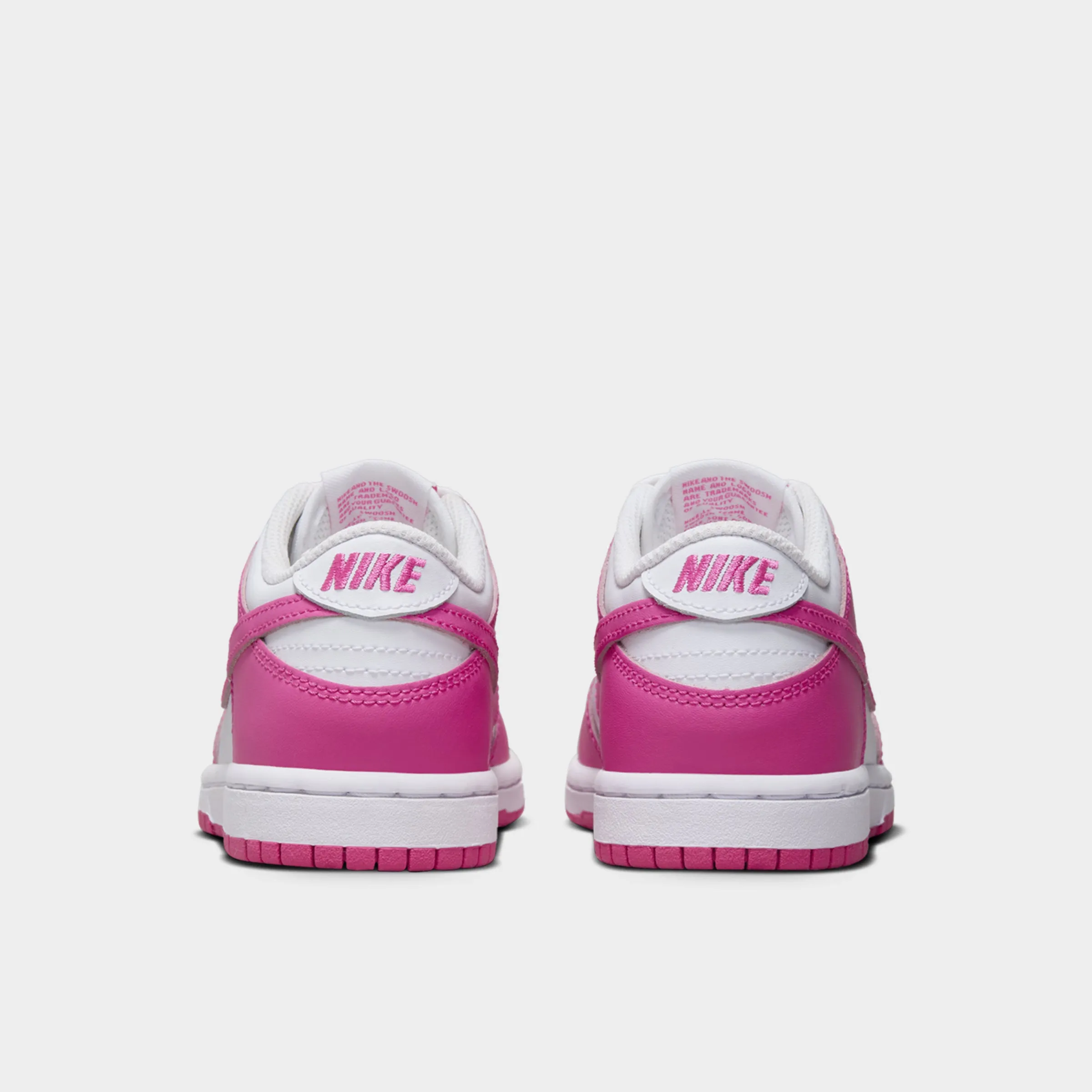 Nike Dunk Low PS White / Laser Fuschia Easy On And Off Bendable Outsole