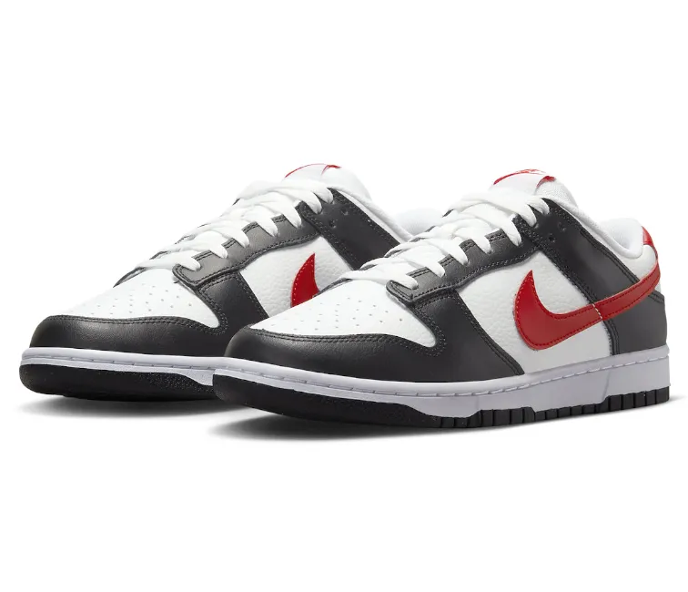 One Piece Upper Design Nike Dunk Low Retro (Red Swoosh Panda)