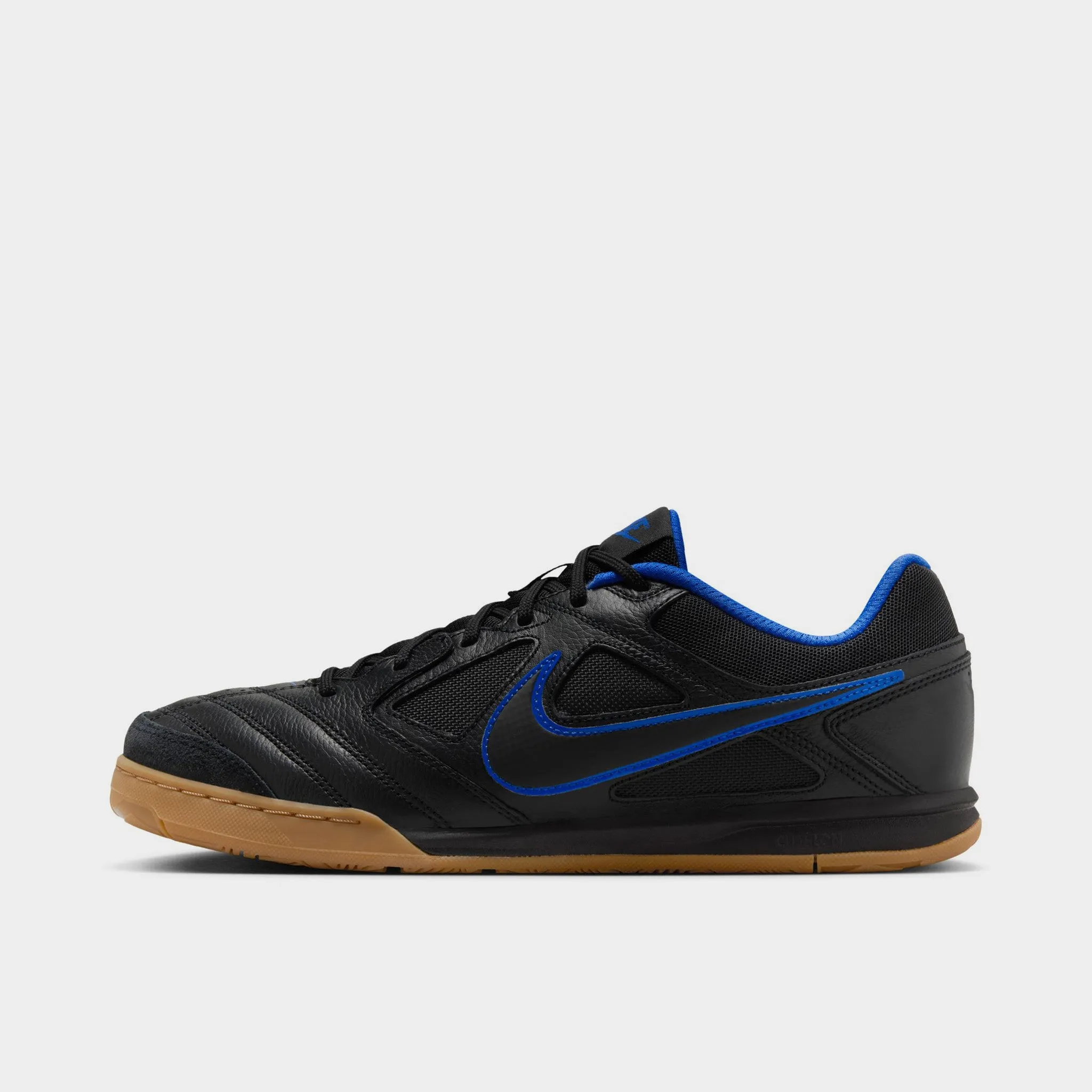 Curved Heel Counter Nike Gato Black / Royal Blue - Gum Light Brown