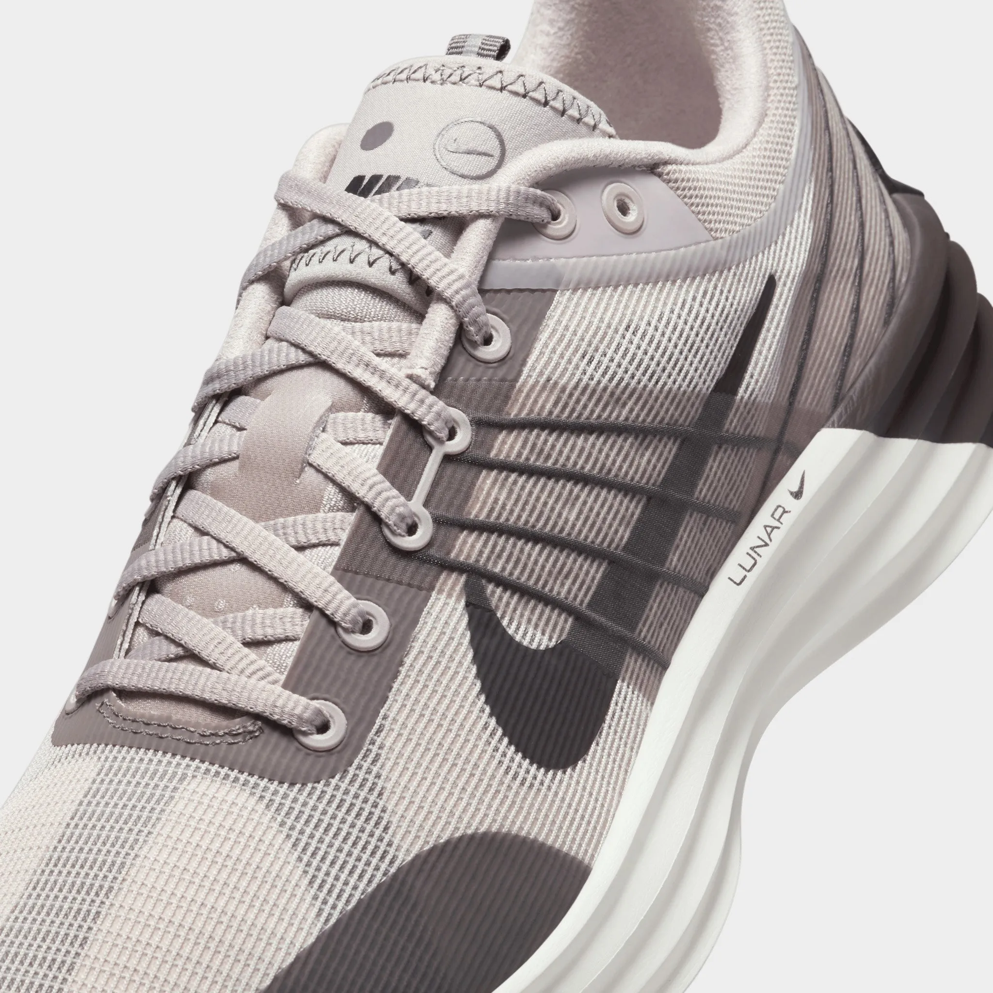 Hygroscopic Fiber Blend Hybrid Wear Nike Lunar Roam College Grey / Black - Light Orewood Brown