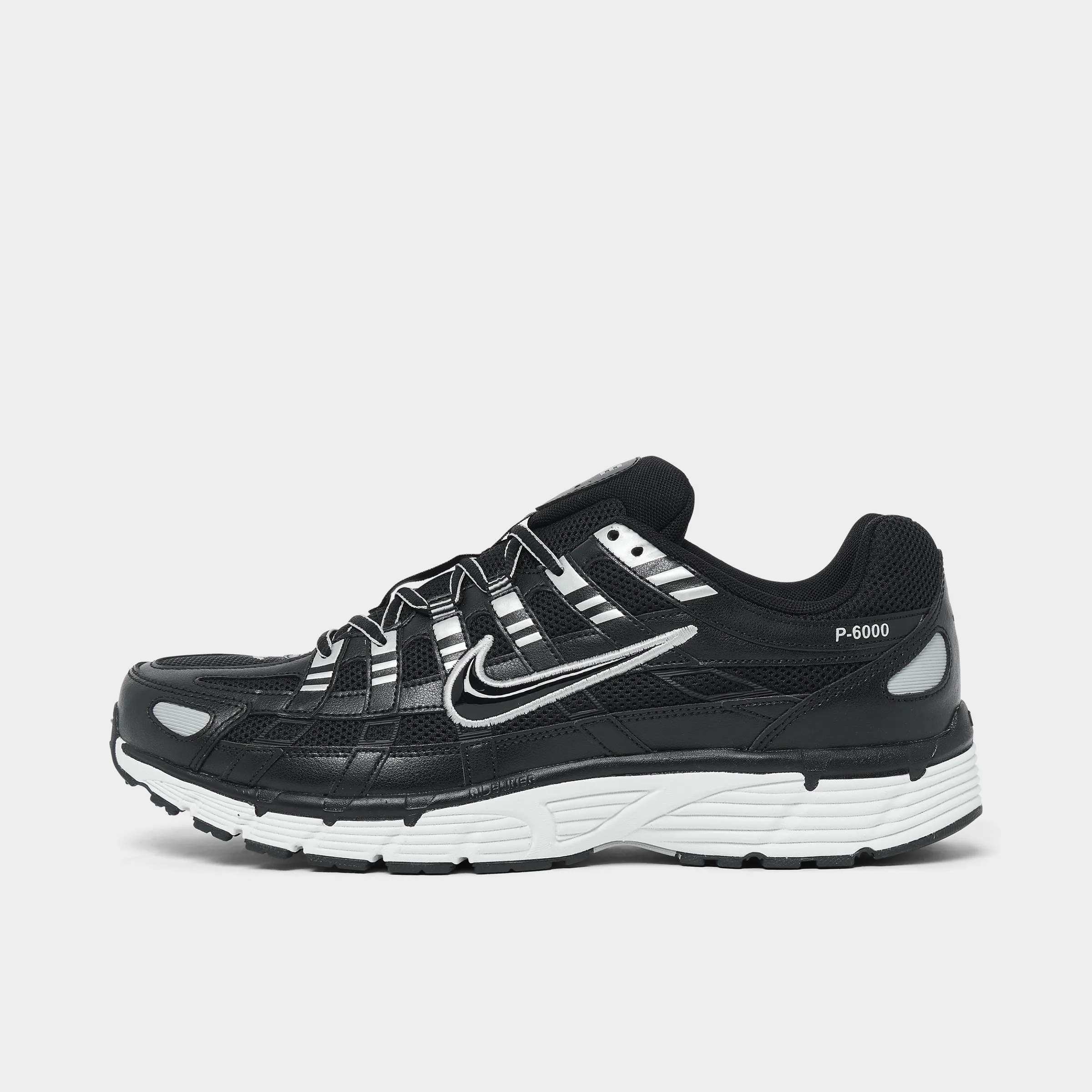 Extended Heel Support Nike P-6000 Black / Black - White