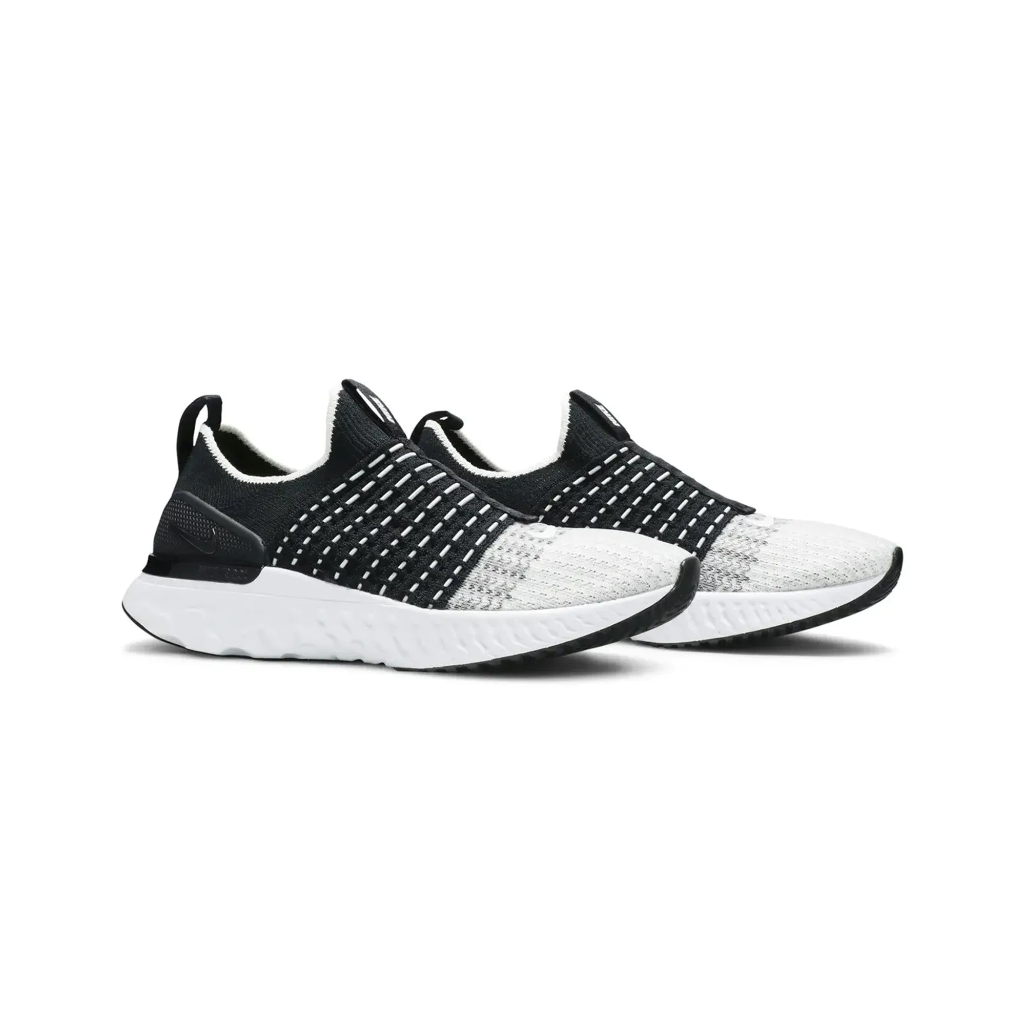 Nike React Phantom Run Flyknit 2 'Black White' Women's (2020) Training Mode