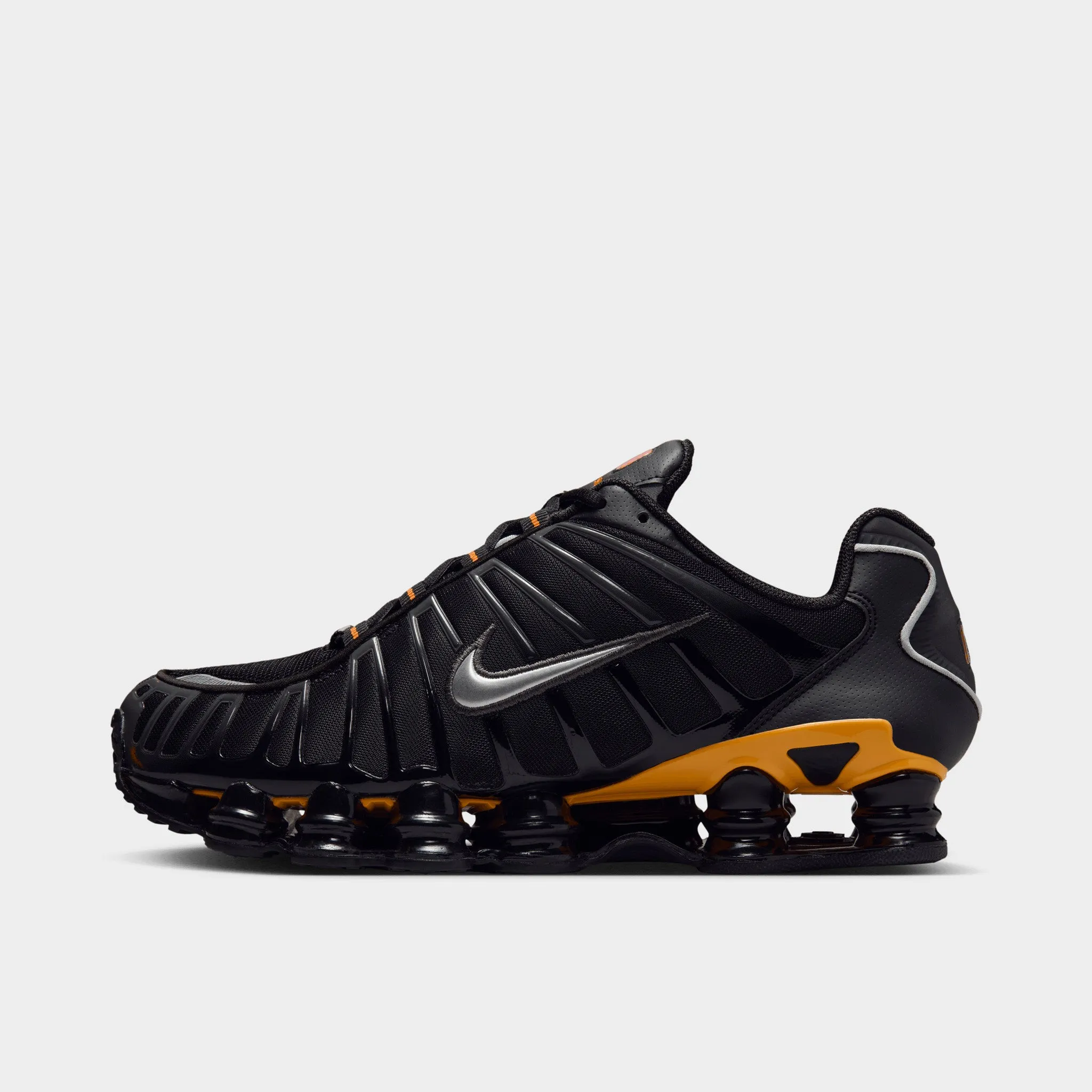 Nike Shox TL Black / Metallic Silver - Varsity Maize Weekend Active LeatherUpper