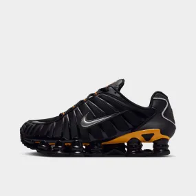 Nike Shox TL Black / Metallic Silver - Varsity Maize Weekend Active LeatherUpper