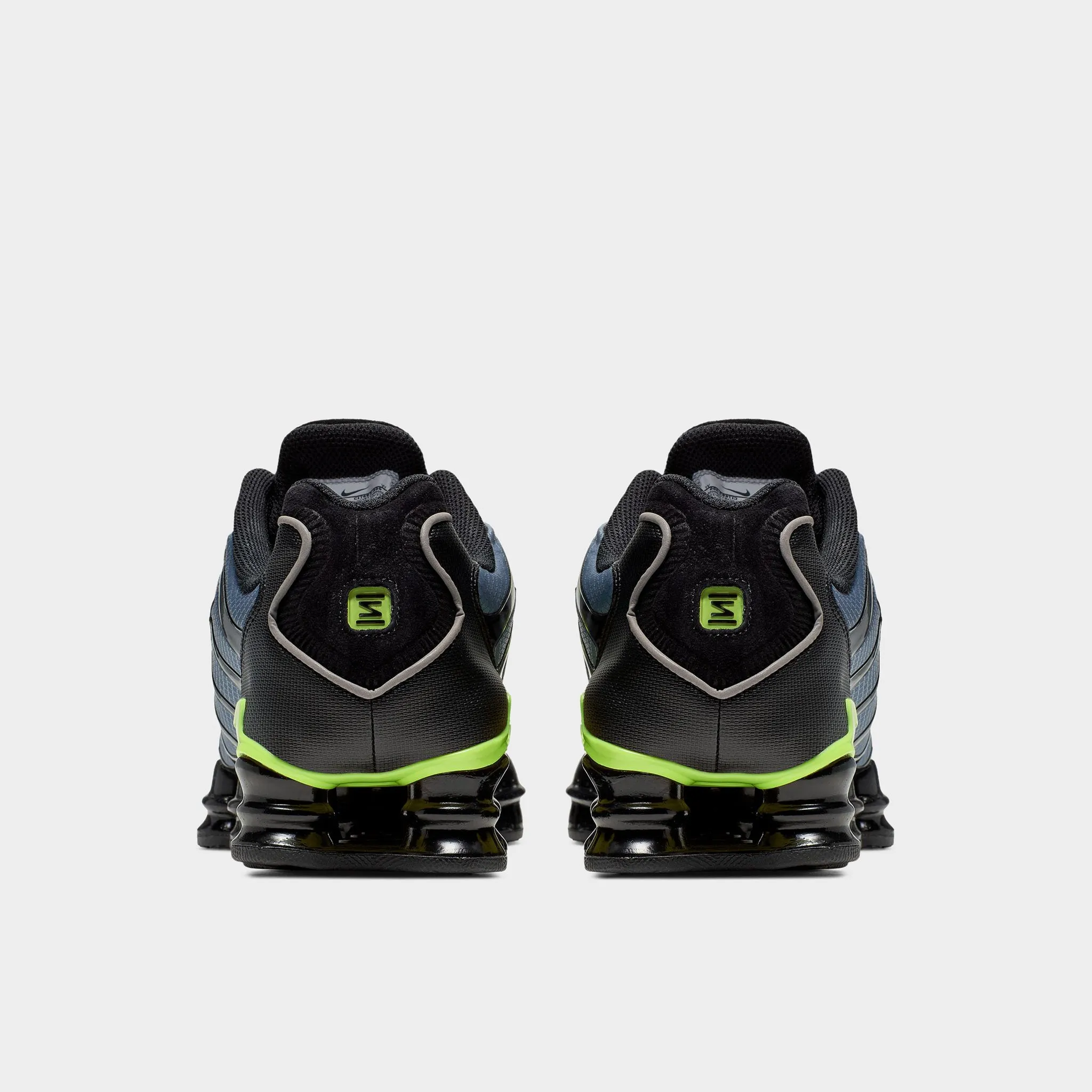 Heel Cushioning Textured Tread Pattern Nike Shox TL Thunderstorm / Volt - Black