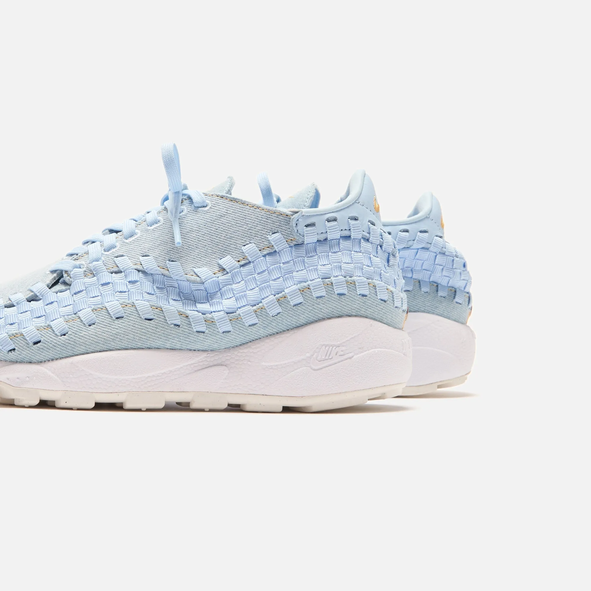 Balanced weight Nike WMNS Air Footscape Woven - Denim / Wheat Gold / Ice Blue / White / Summit White