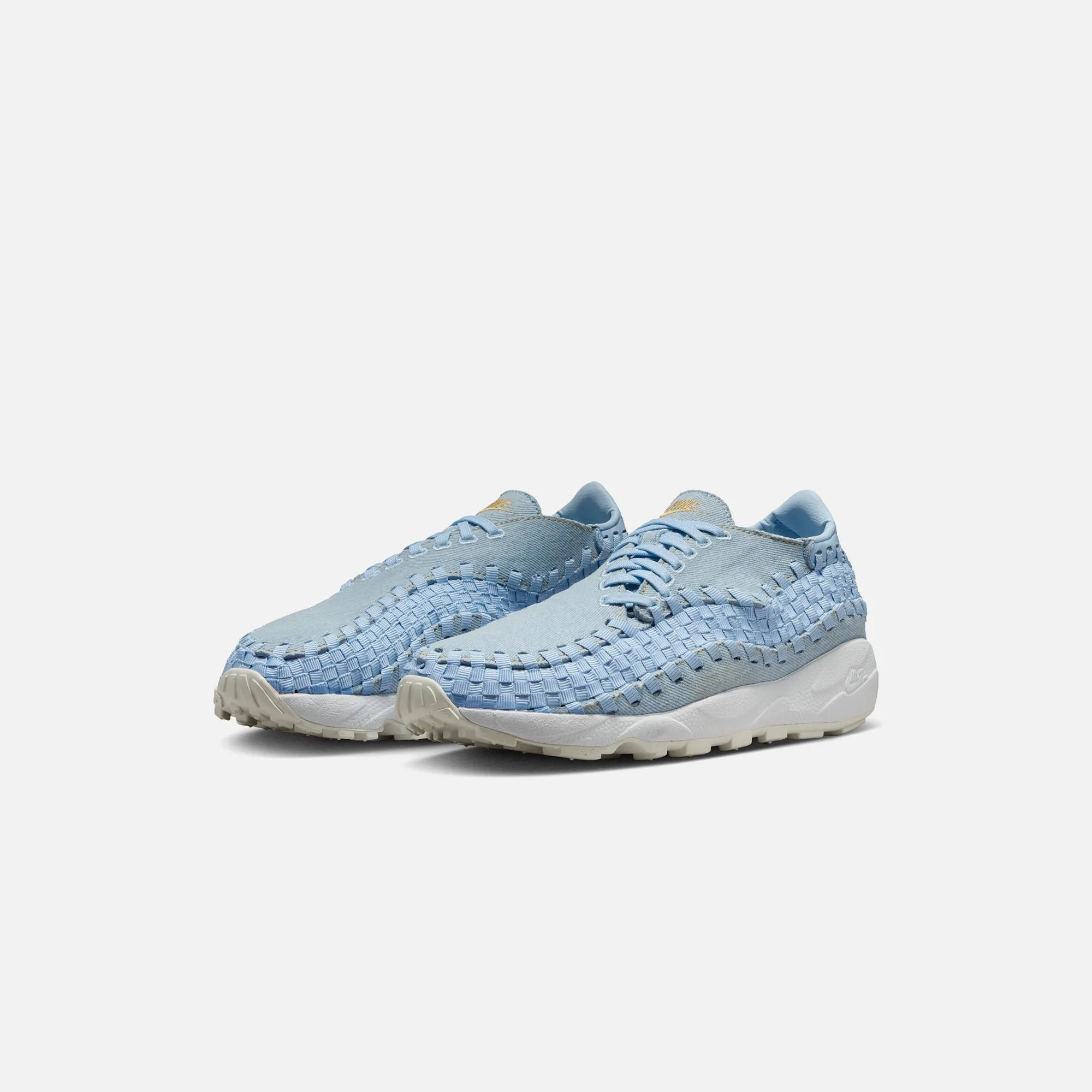 Nike WMNS Air Footscape Woven - Denim / Wheat Gold / Ice Blue / White / Summit White Street Style