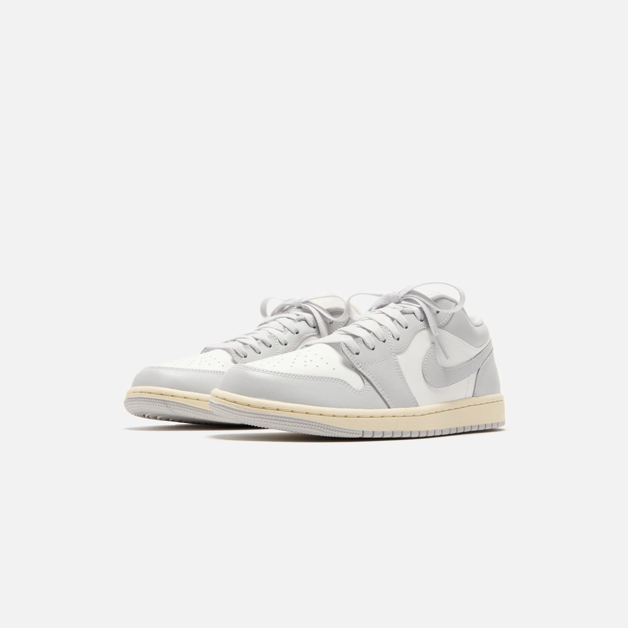 Nike WMNS Air Jordan 1 Low - Sail / Coconut Milk / Neutral Grey Abrasion Guard