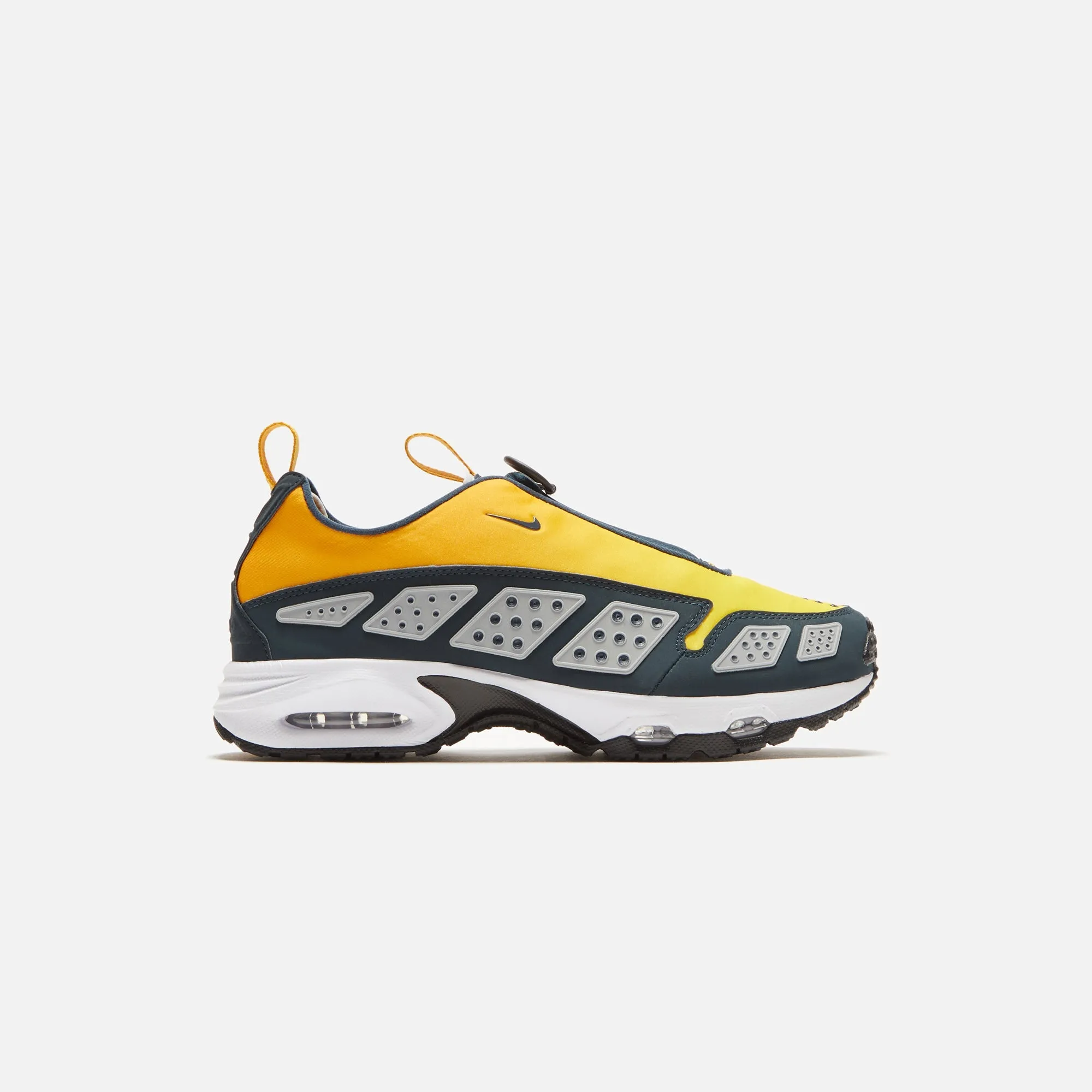 Nike WMNS Air Max SNDR - Canyon Gold / Light Smoke Grey / Speed Yellow / Deep Ocean athletic chic sports shoes