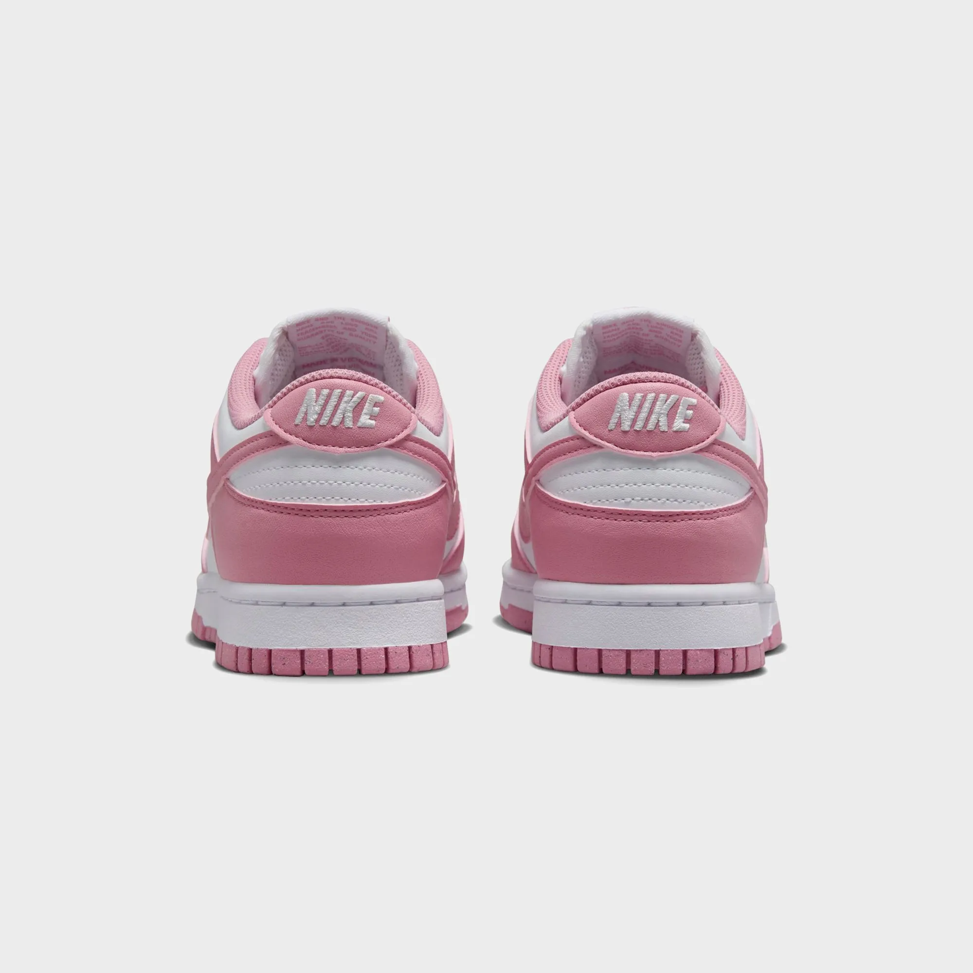 Ultra Flexible Grooves Smooth Fit Nike WMNS Dunk Low Next Nature - White / Elemental Pink