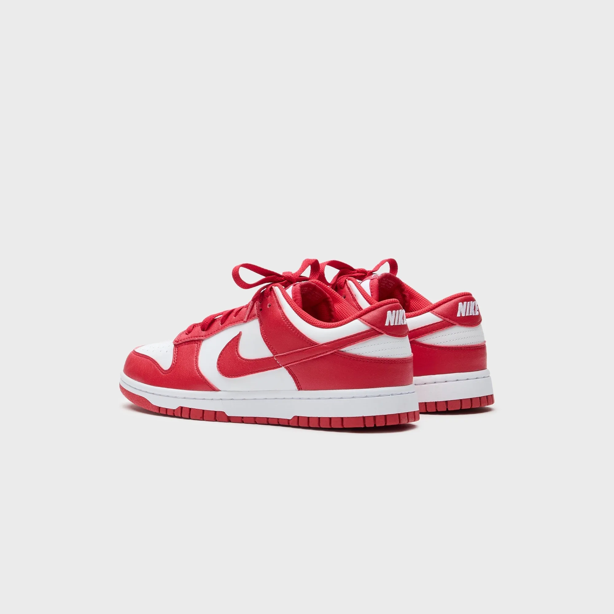 Sweatproof Heat Sealed Reinforcement Nike WMNS Dunk Low Next Nature - White / University Red / White