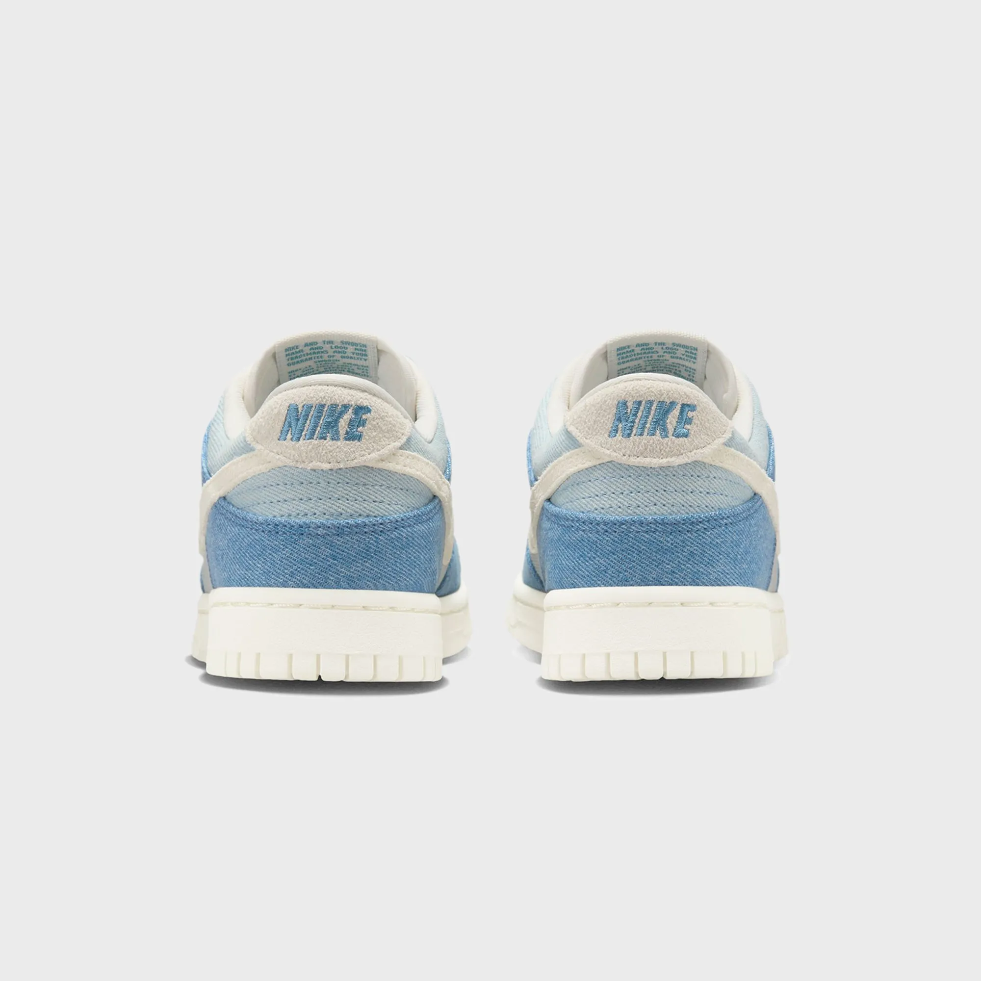 Adaptive Landing Pad System Ultra Comfort Nike WMNS Dunk Low - Smoky Blue / Denim Turquoise / Ochre / Pale Ivory