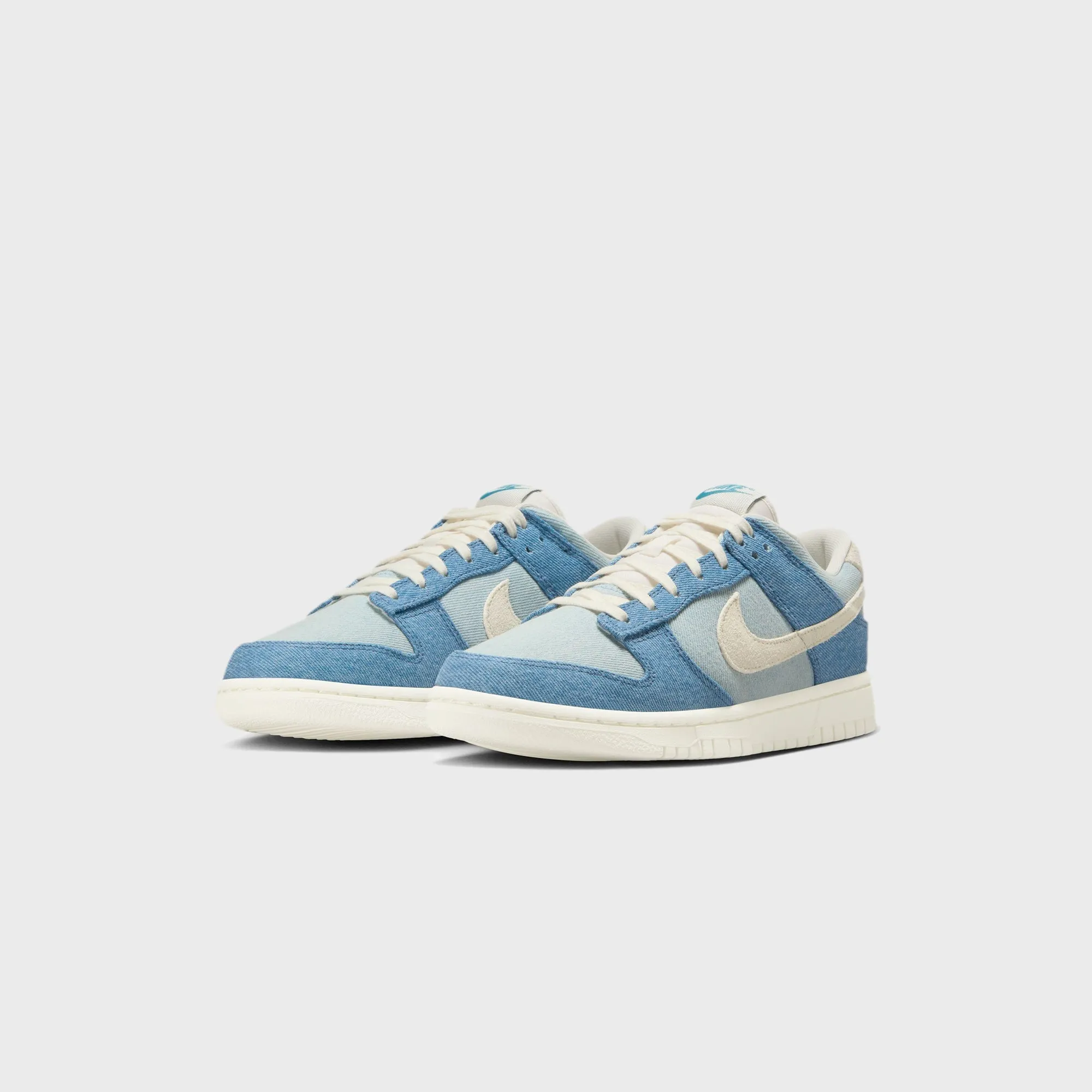 Adjustable Design Arch   Support Nike WMNS Dunk Low - Smoky Blue / Denim Turquoise / Ochre / Pale Ivory