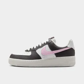 Comfortable Flex High Cushioning Nike Women's Air Force 1 '07 Summit White / Pink Foam - Medium Ash